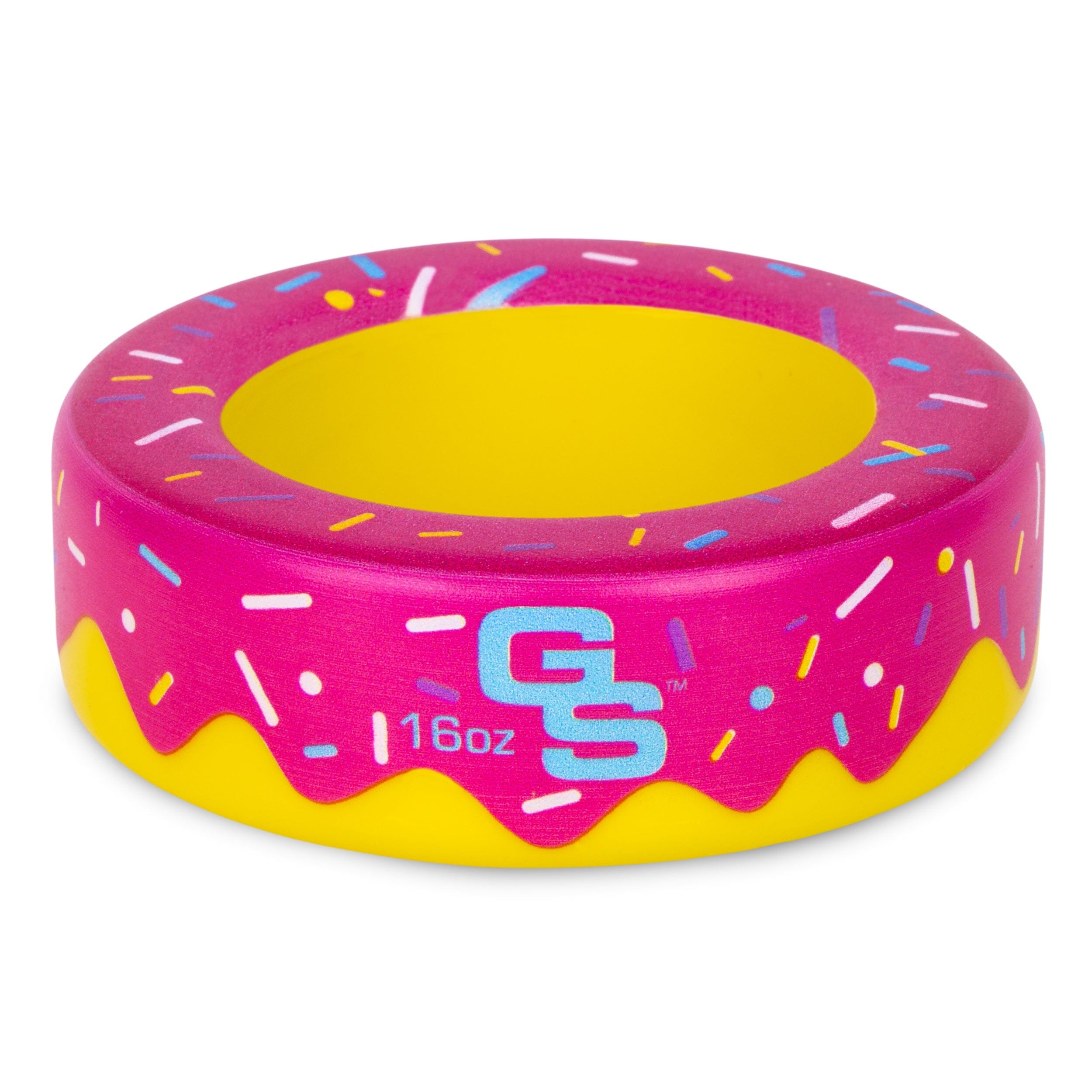 GoSports Baseball and Softball Bat Donut - 16 oz Baseball Drip Bat Weight - Pink Playgosports.com 