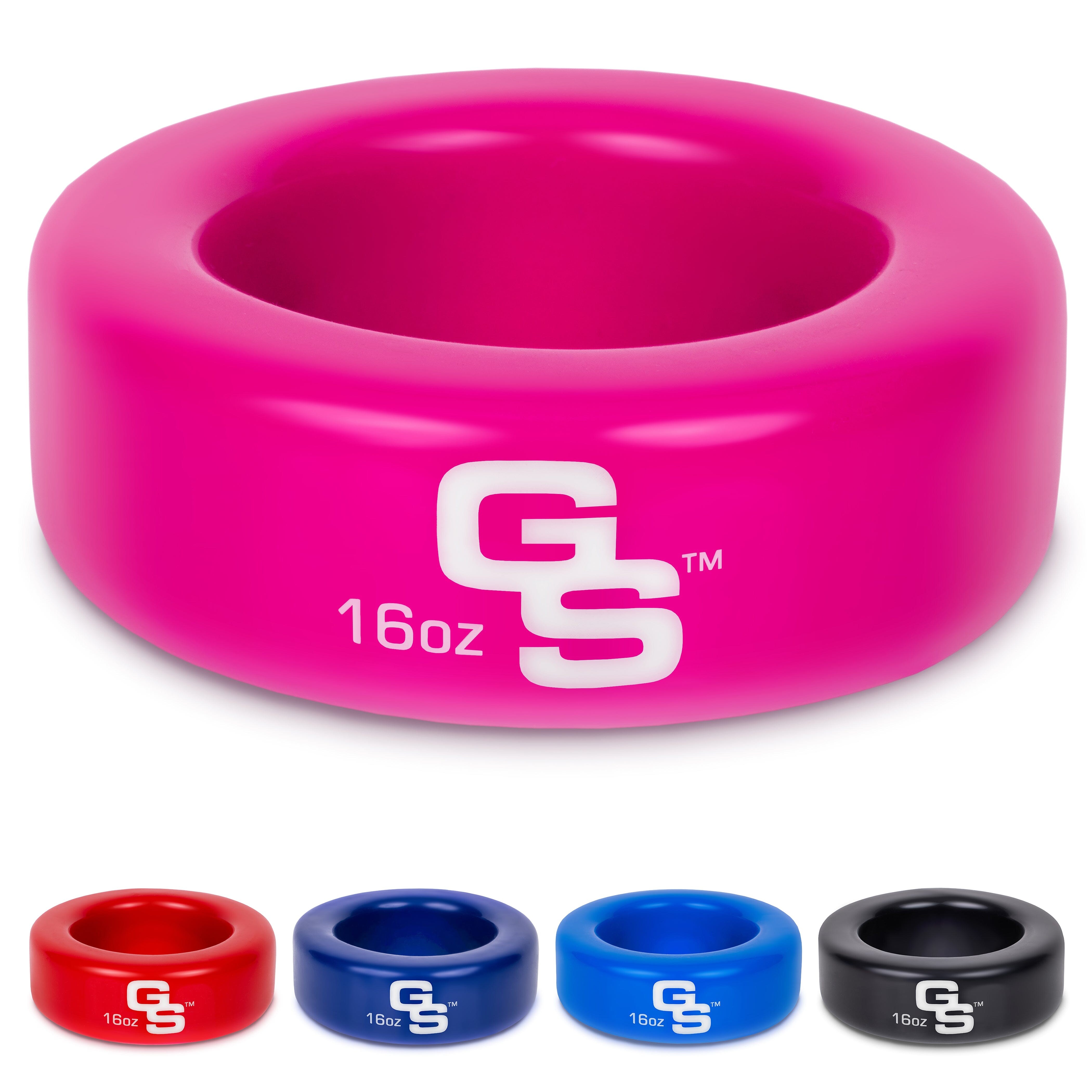 GoSports Baseball and Softball Bat Weight - 16 oz Baseball Donut - Pink Playgosports.com 