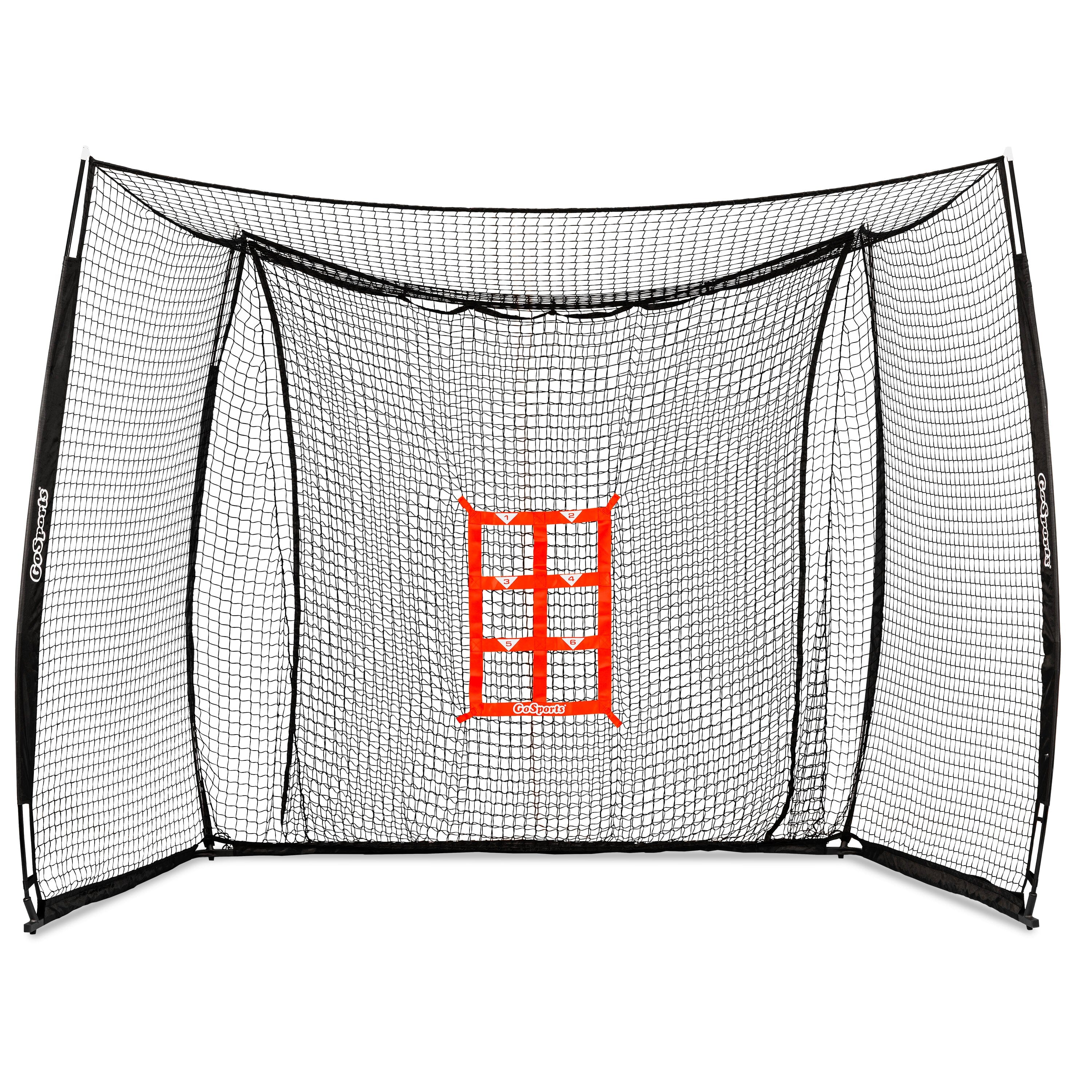 GoSports Baseball & Softball Portable Backstop Practice Net - 10 x