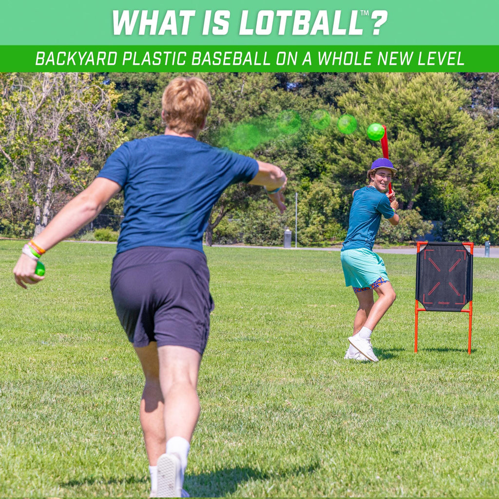 GoSports LotBall Backyard Baseball Bat, Ball and Strike Zone Set GoSports 
