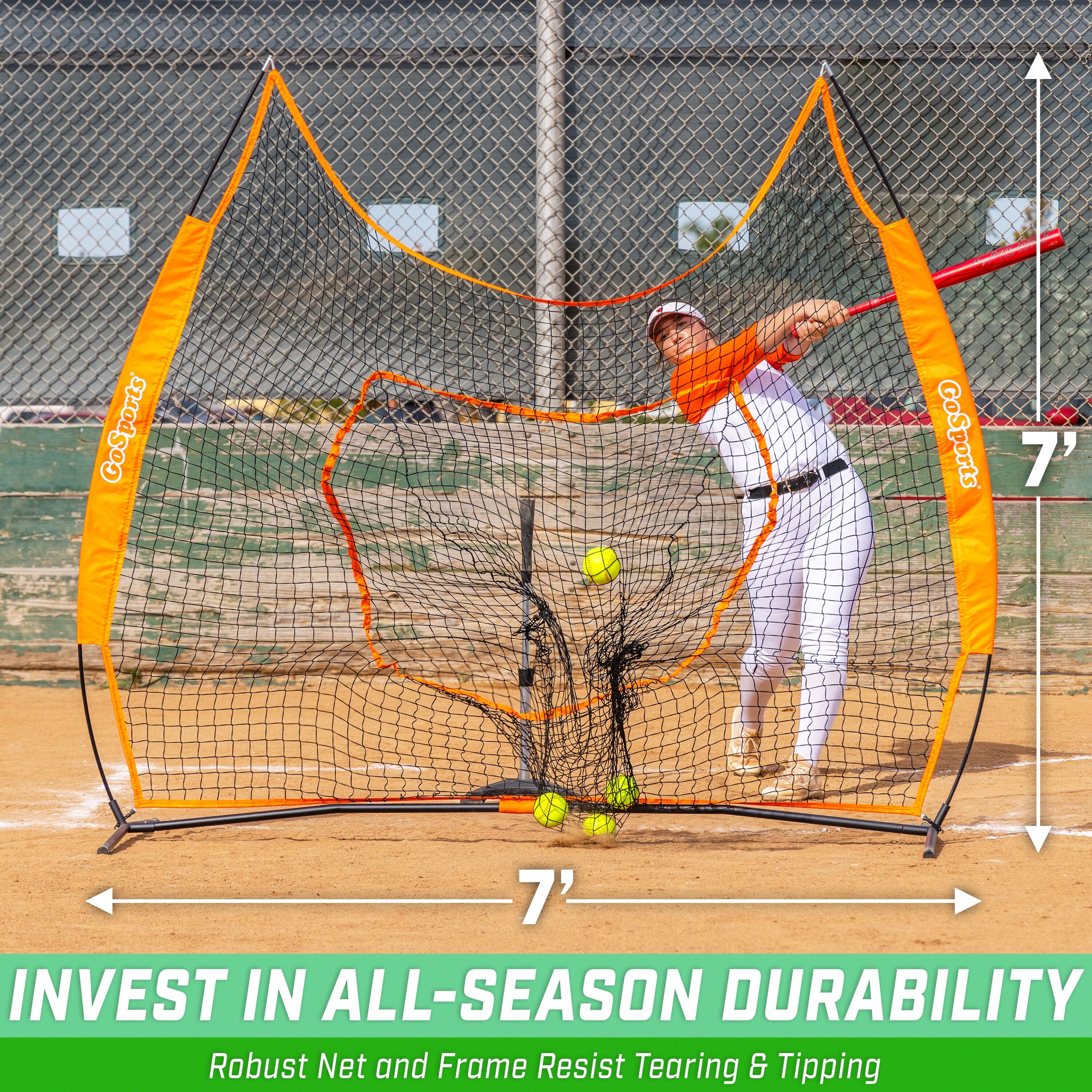 a baseball player swinging a bat at a ball