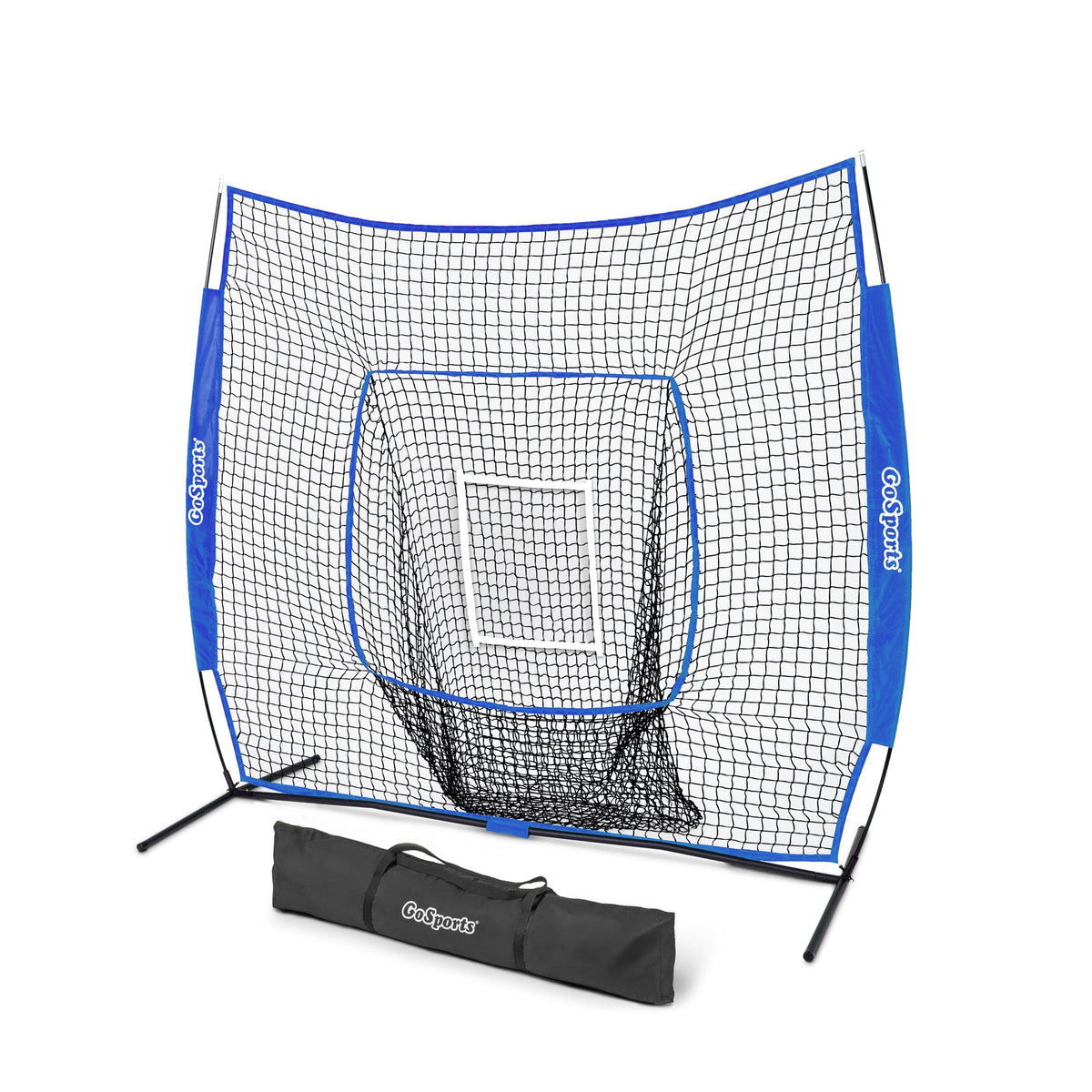 7' x 7' Baseball Hitting Net GoSports Baseball Royal Blue 