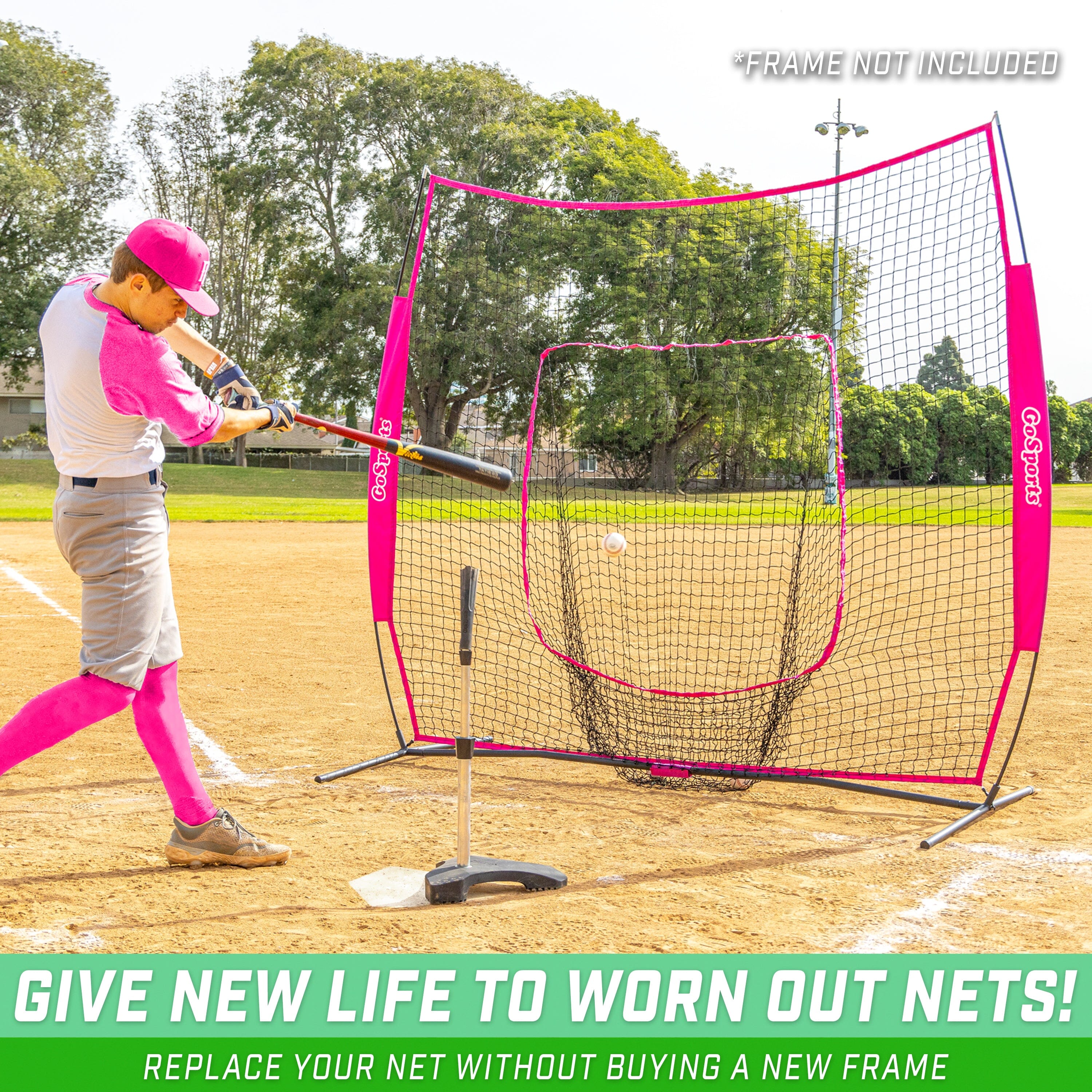 a woman swinging a baseball bat at a ball