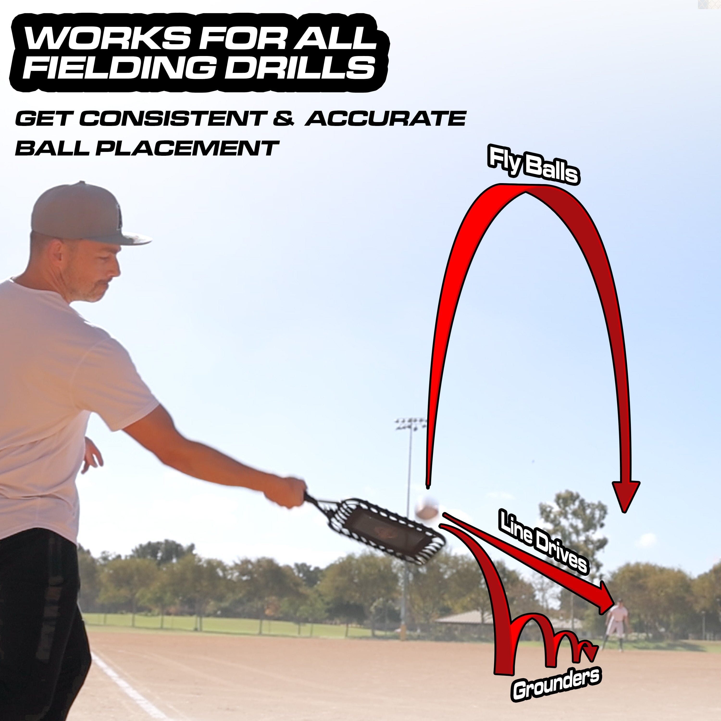 GoSports Fungo Baseball Racket for Fly Balls, Grounders, and Line Drives GoSports 