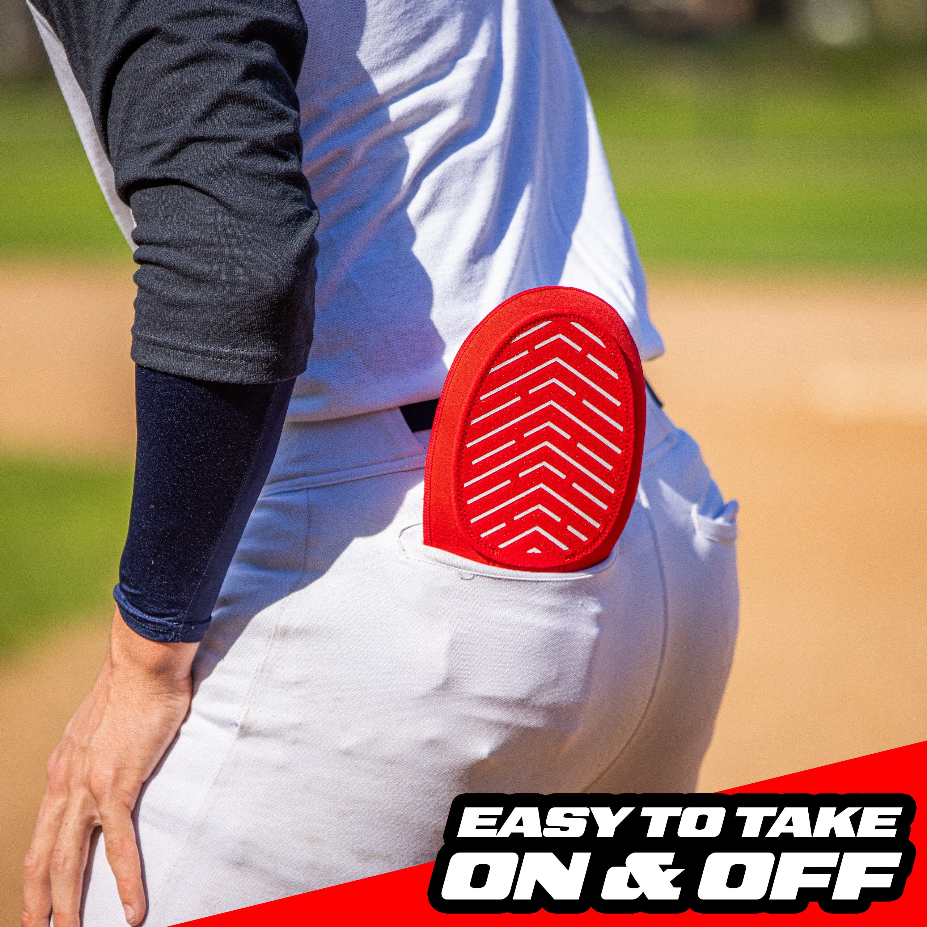 GoSports Sliding Mitt for Baseball & Softball - Adult Size - Right & Left Hand Protective Base Running Gloves, Red GoSports 