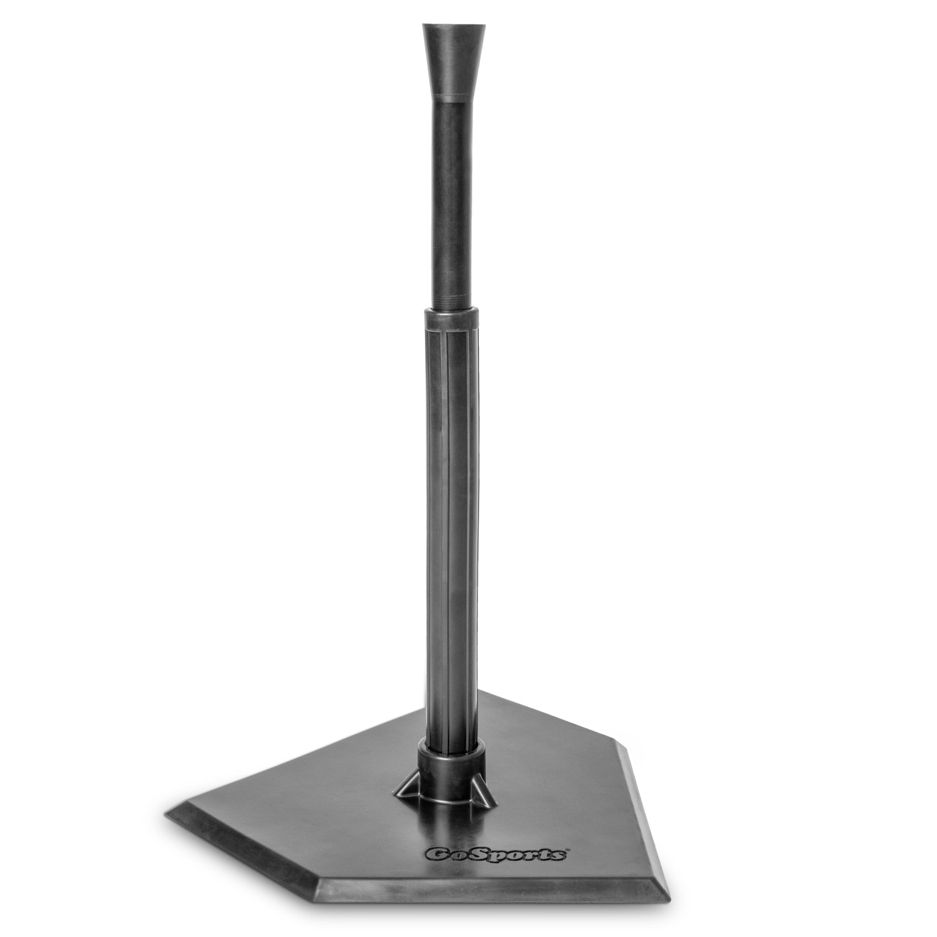 a black umbrella stand with a black umbrella