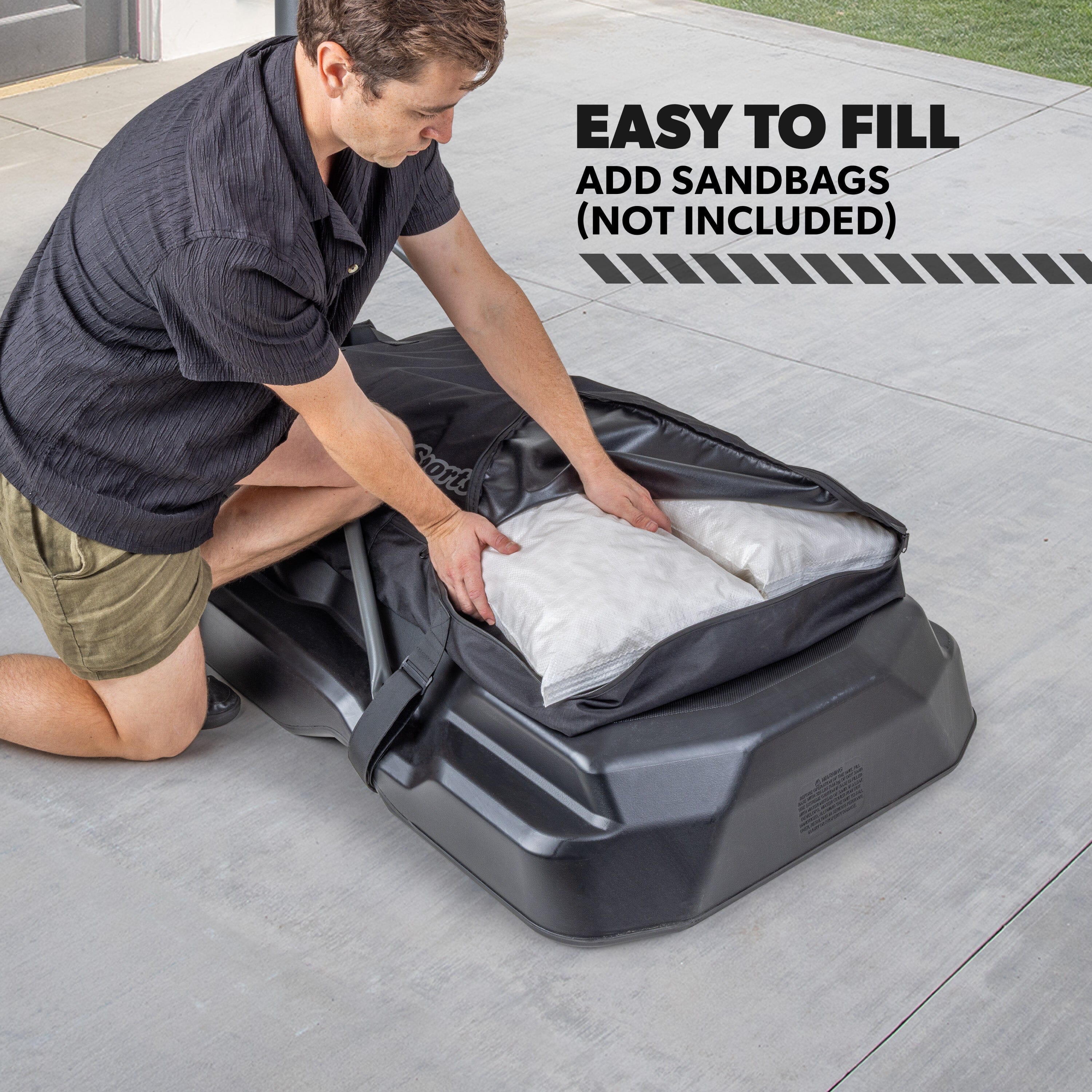 GoSports Basketball Hoop Weight for Base - Stable, Clean, All-Weather Sandbag Cover Basketball Playgosports.com 