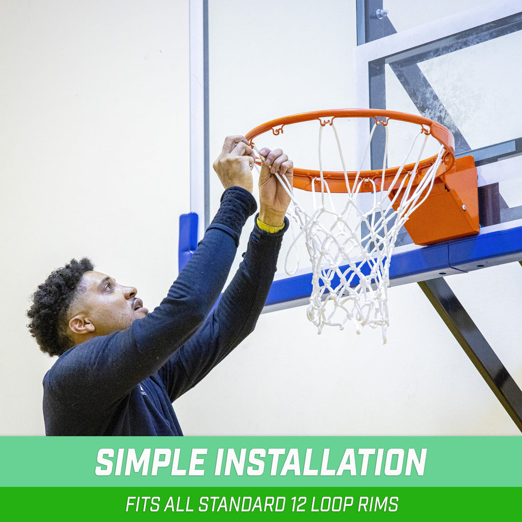 GoSports Basketball Hoop Net Replacement - Heavy Duty for Indoor & Outdoor 12 Loop Rims Playgosports.com 