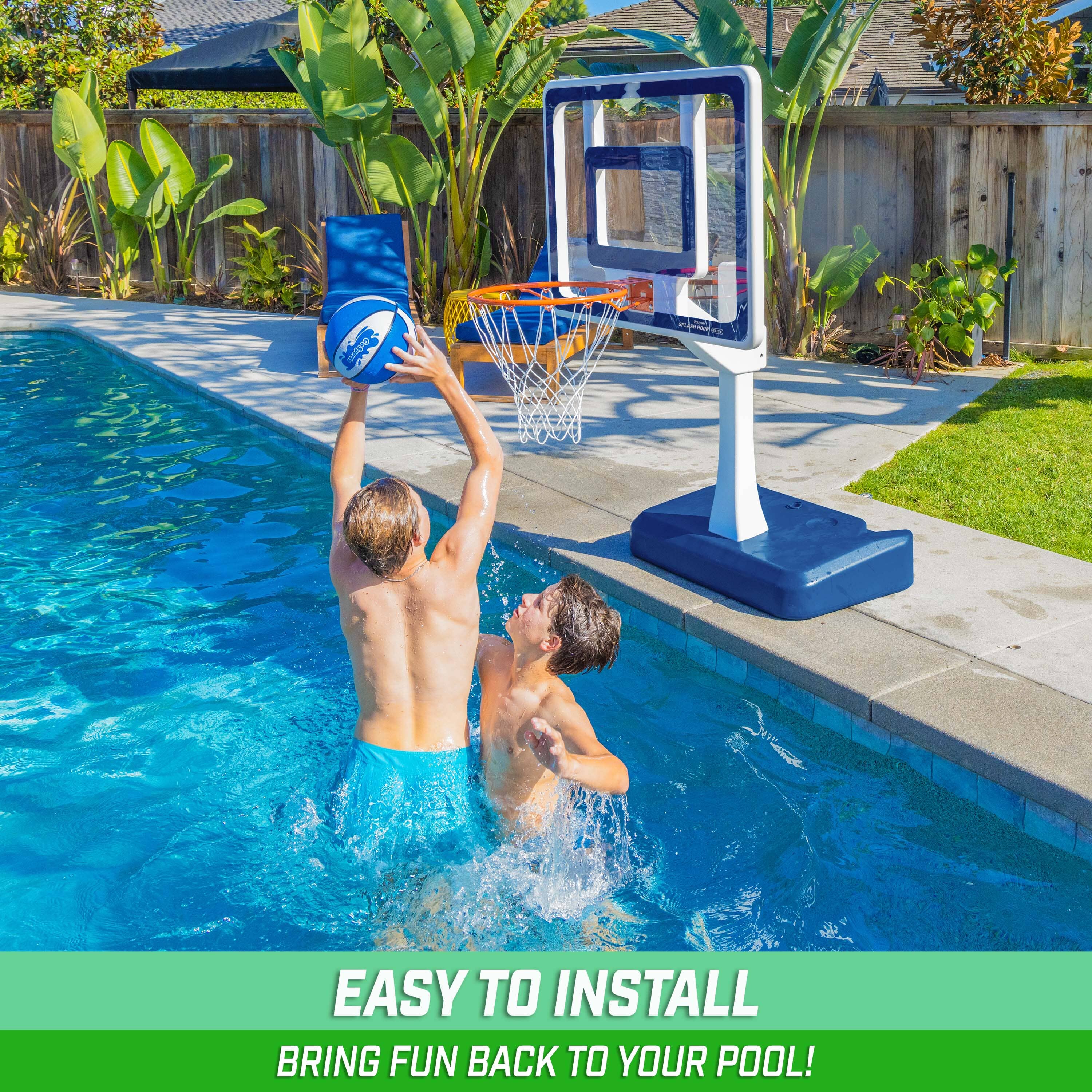 GoSports Splash Hoop ELITE Pool Hoop Basketball Replacement Backboard GoSports 