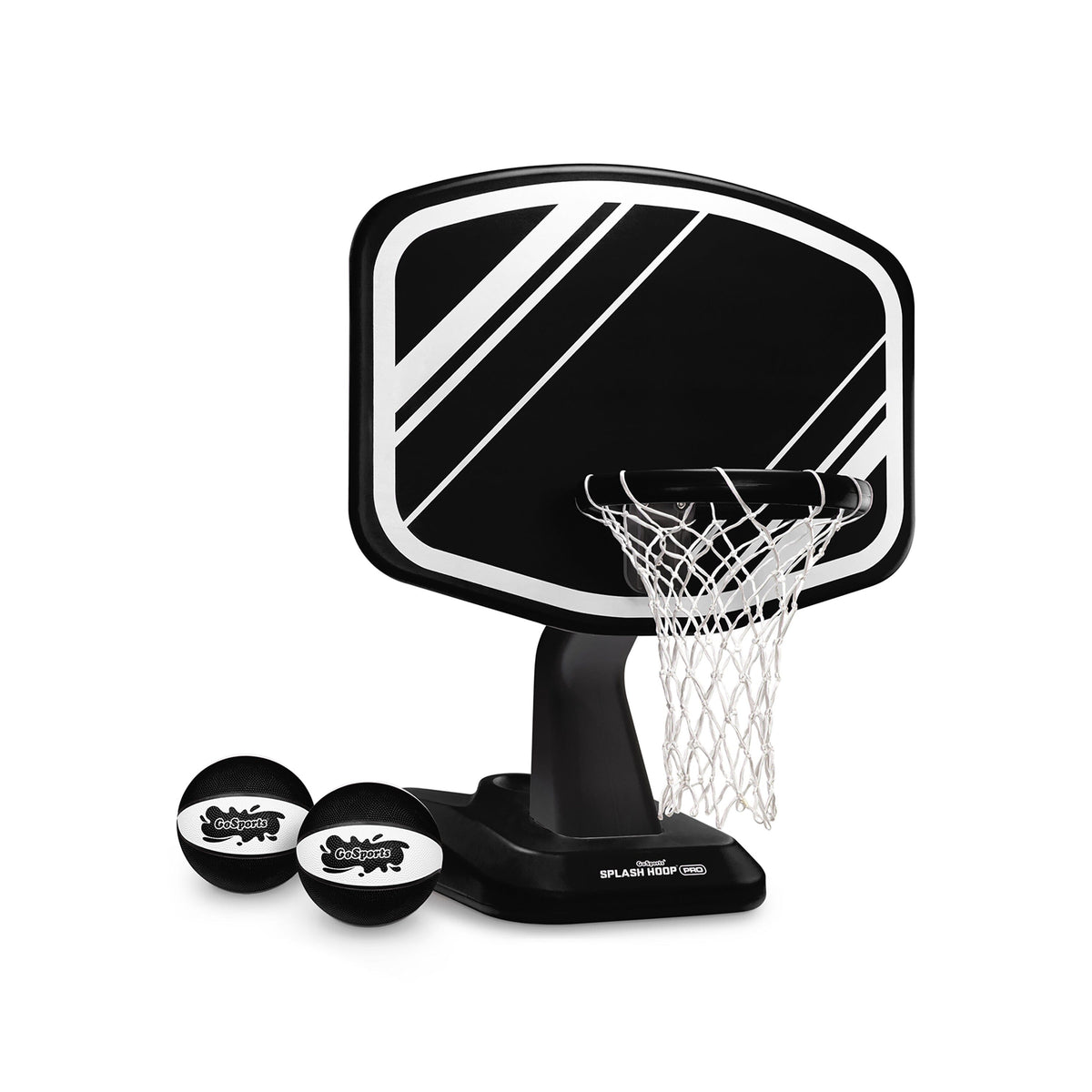 Splash Hoop Pro Poolside Basketball Game Pool Toy GoSports Pool Games Black 