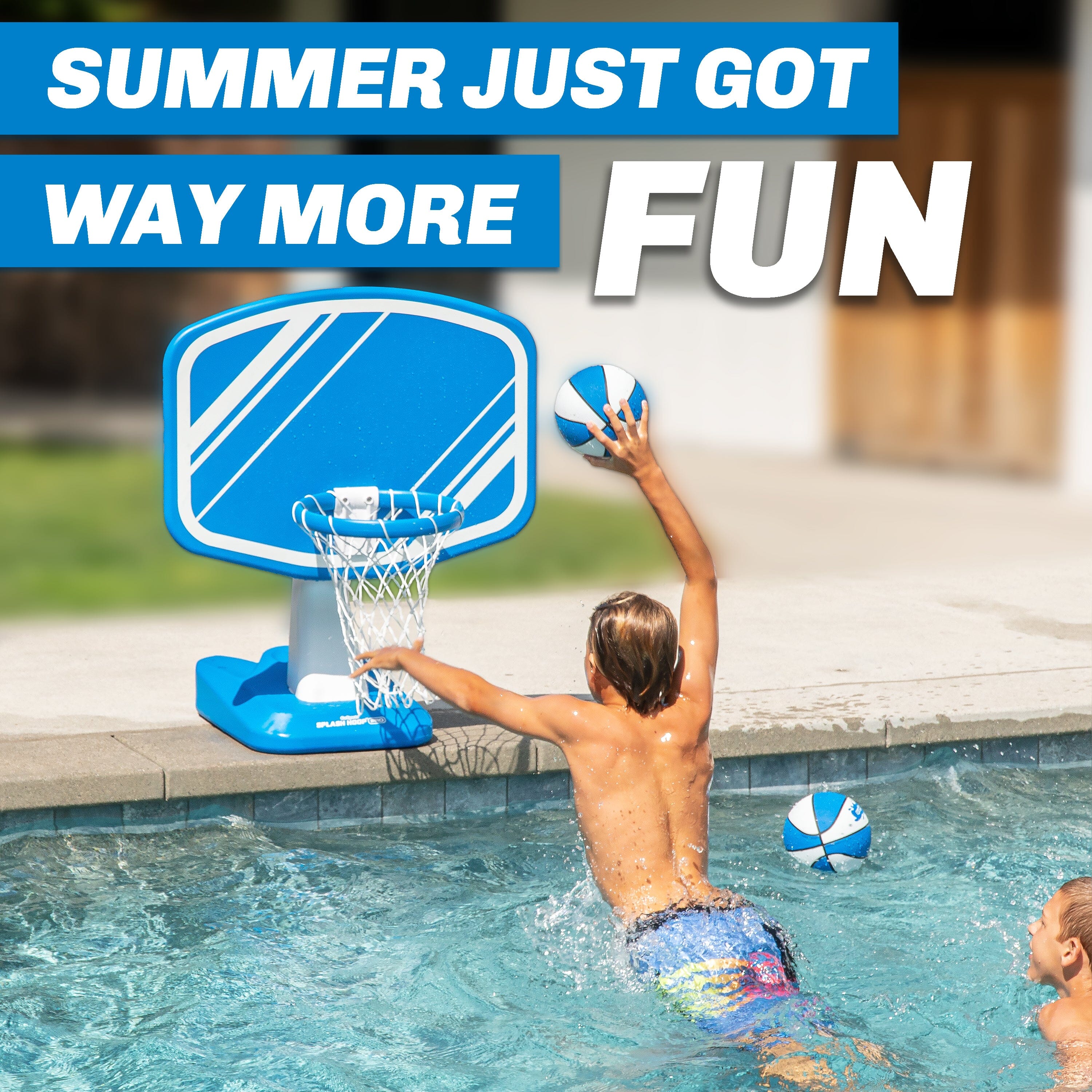 GoSports Splash Hoop PRO - Choose Your Color - Swimming Pool Basketball Game