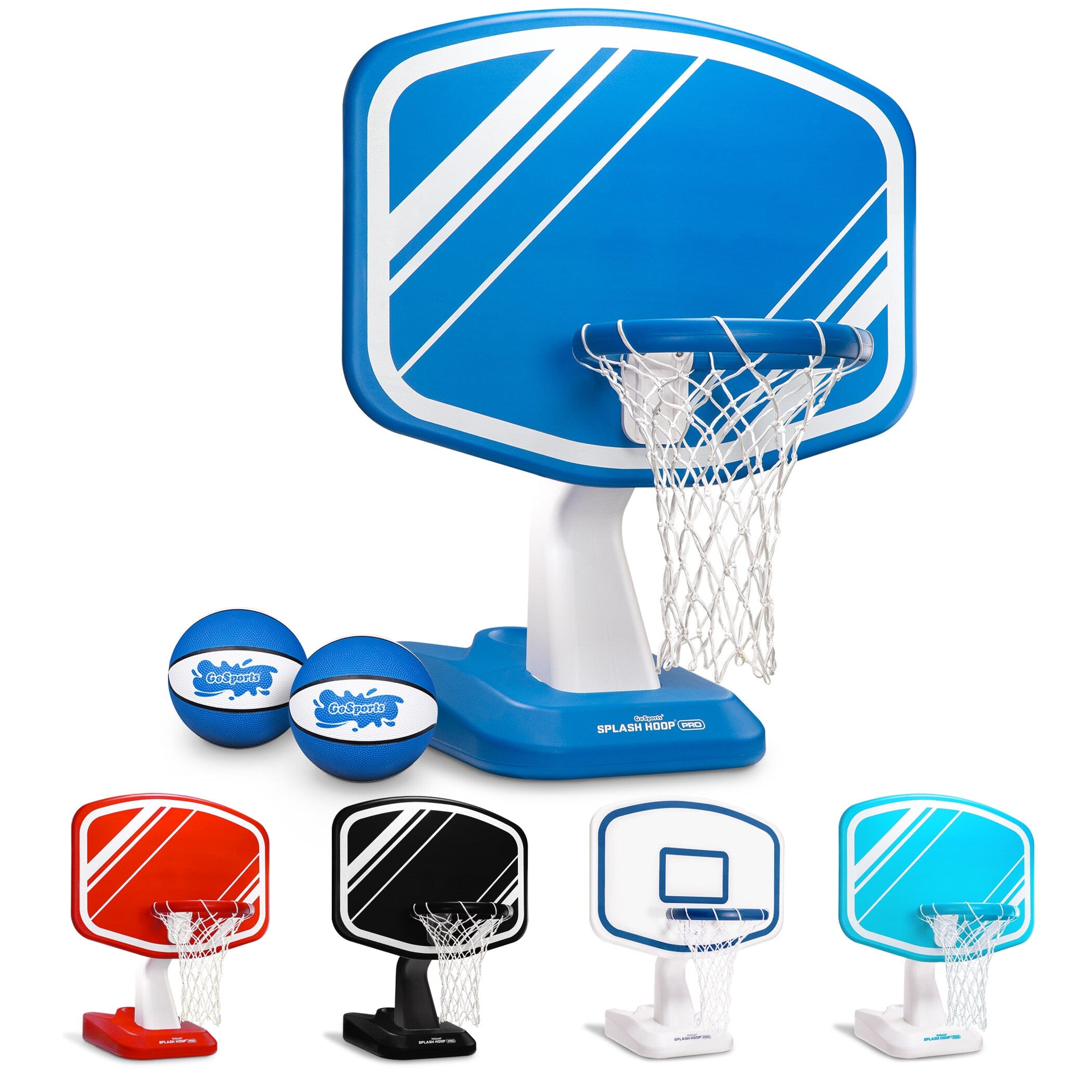 GoSports Splash Hoop PRO - Choose Your Color - Swimming Pool Basketball Game