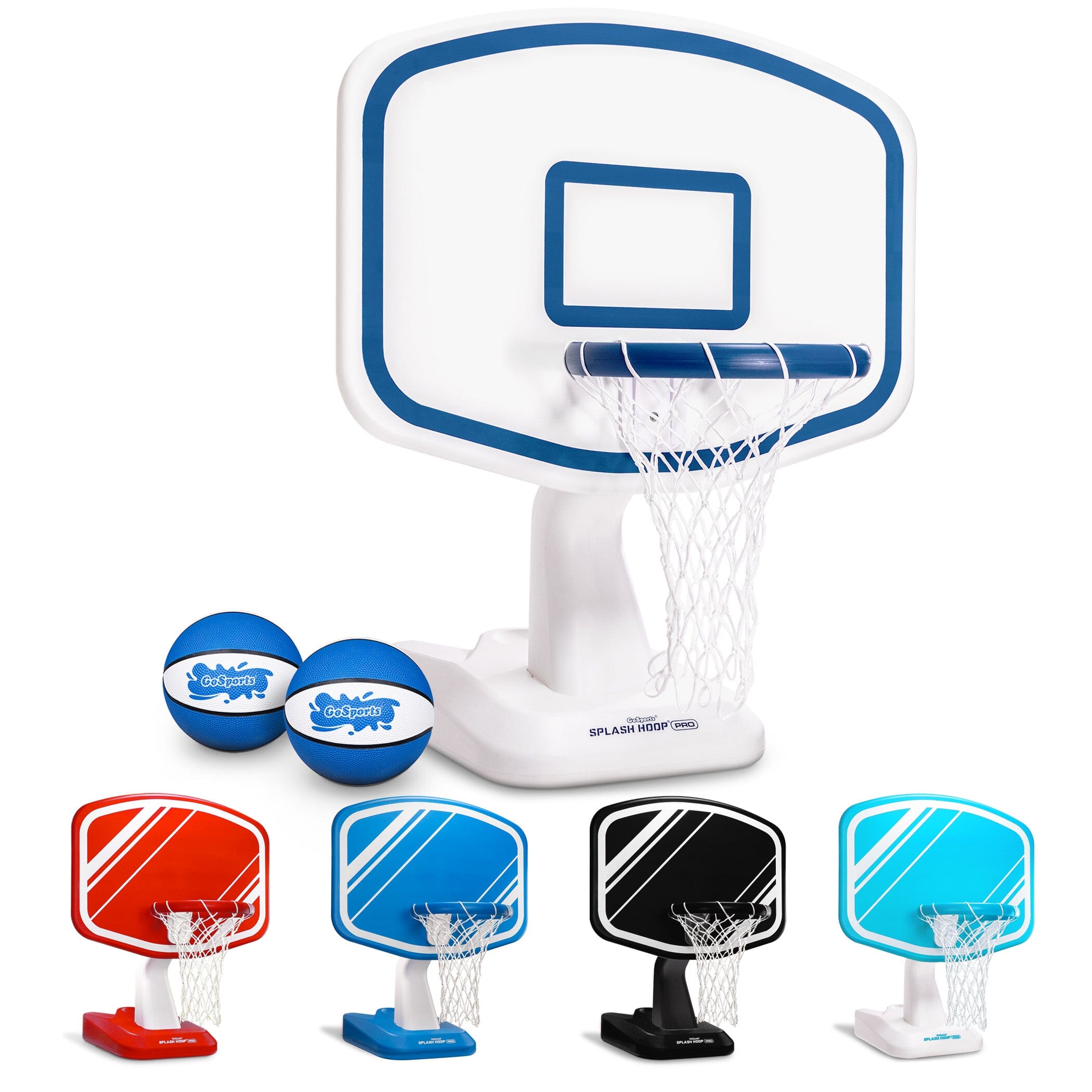 GoSports Splash Hoop PRO - Choose Your Color - Swimming Pool Basketball Game