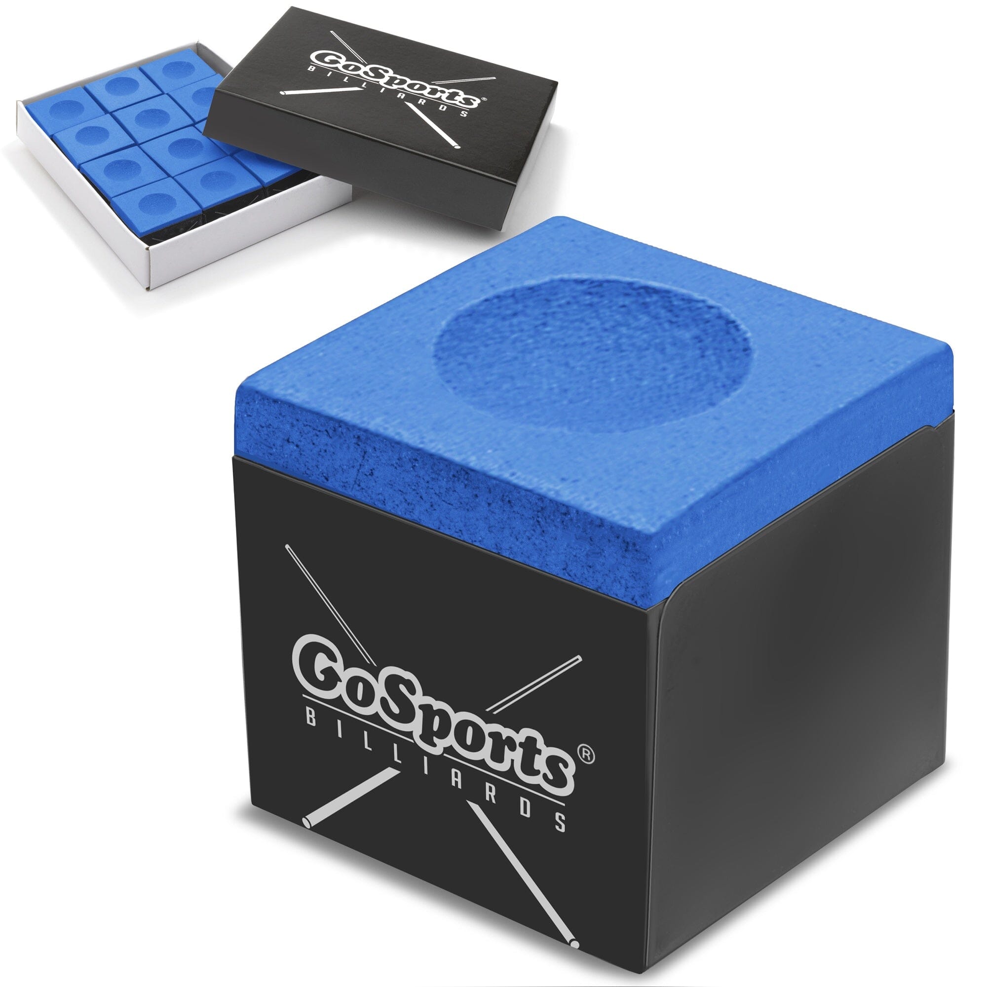 GoSports Premium Pool Cue Chalk Cube - 12 Pack – PlayGoSports.com
