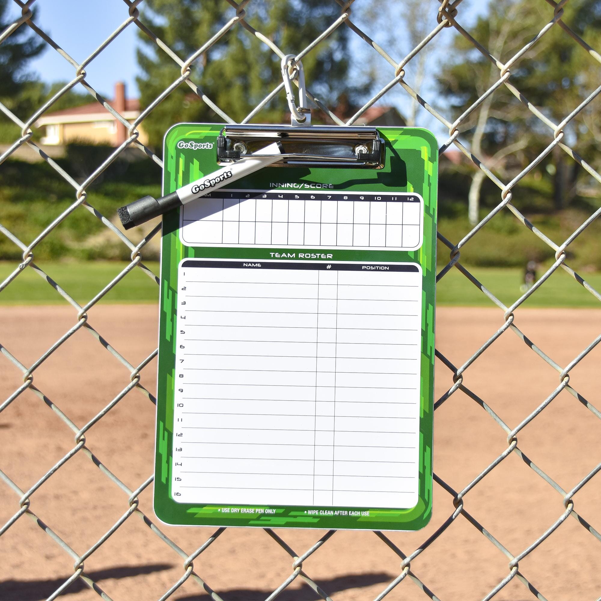 GoSports Coaches Dry-Erase Clipboards for Game Plans and Practice Organization Coaches Board GoSports 