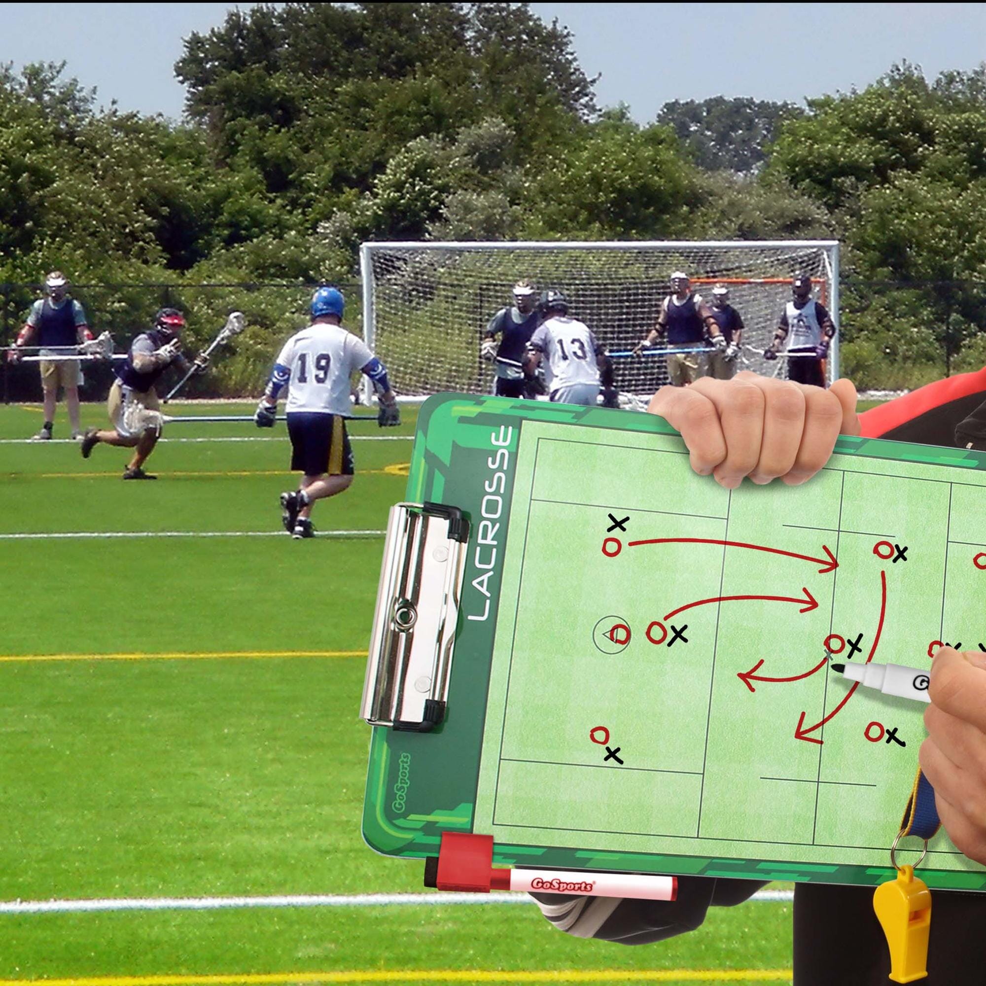 GoSports Coaches Dry-Erase Clipboards for Game Plans and Practice Organization Coaches Board GoSports 