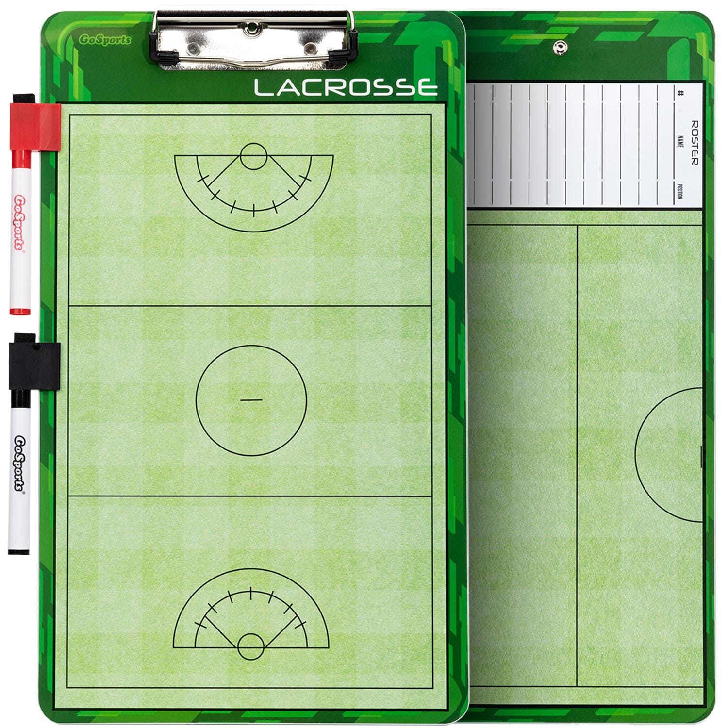 GoSports Coaches Dry-Erase Clipboards for Game Plans and Practice Organization Coaches Board GoSports Women's Lacrosse 