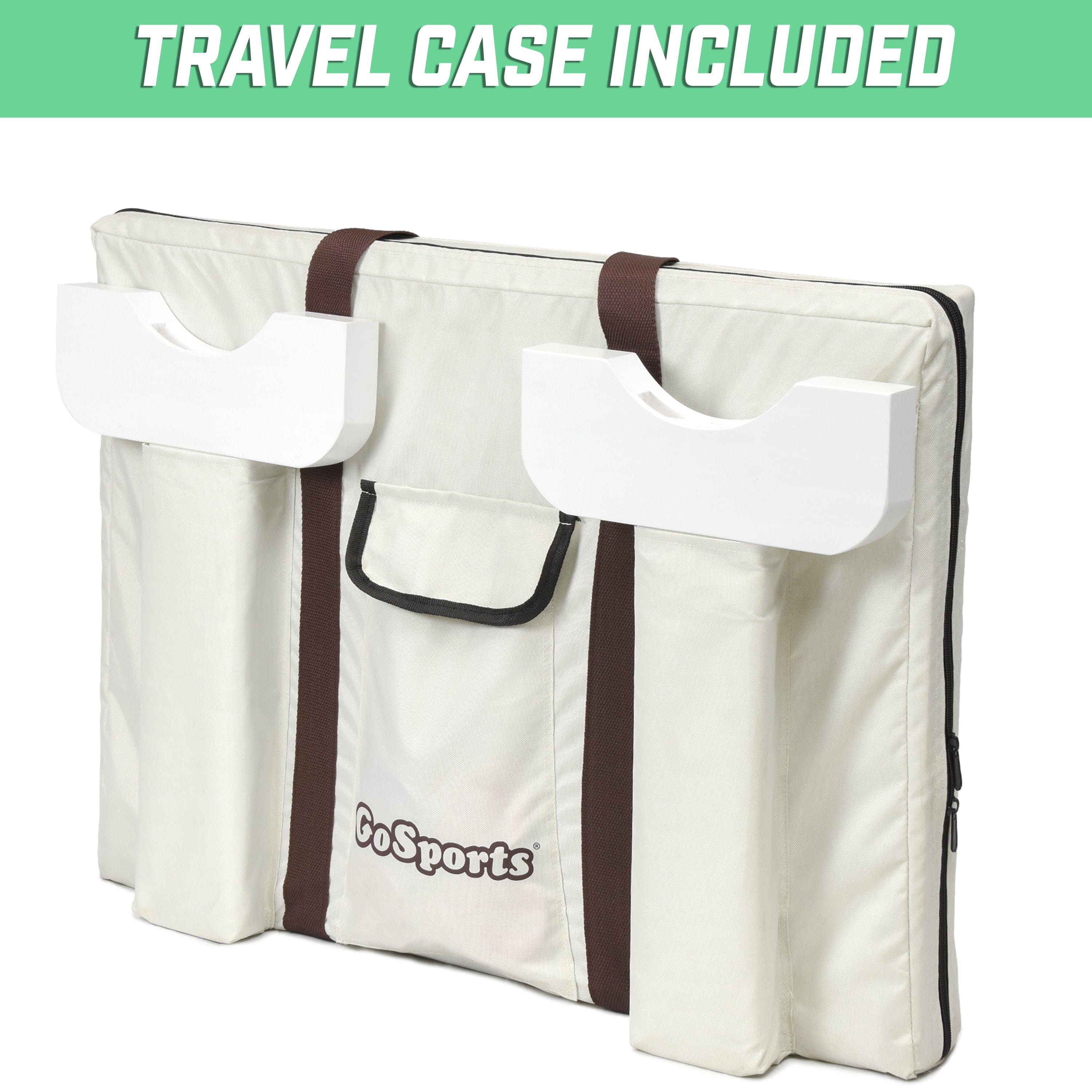 travel bag with two pockets and a handle