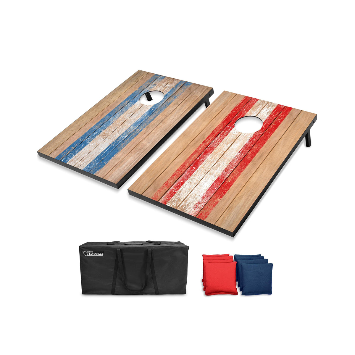 3' x 2' Portable Cornhole Set Cornhole GoSports Cornhole Barnwood 