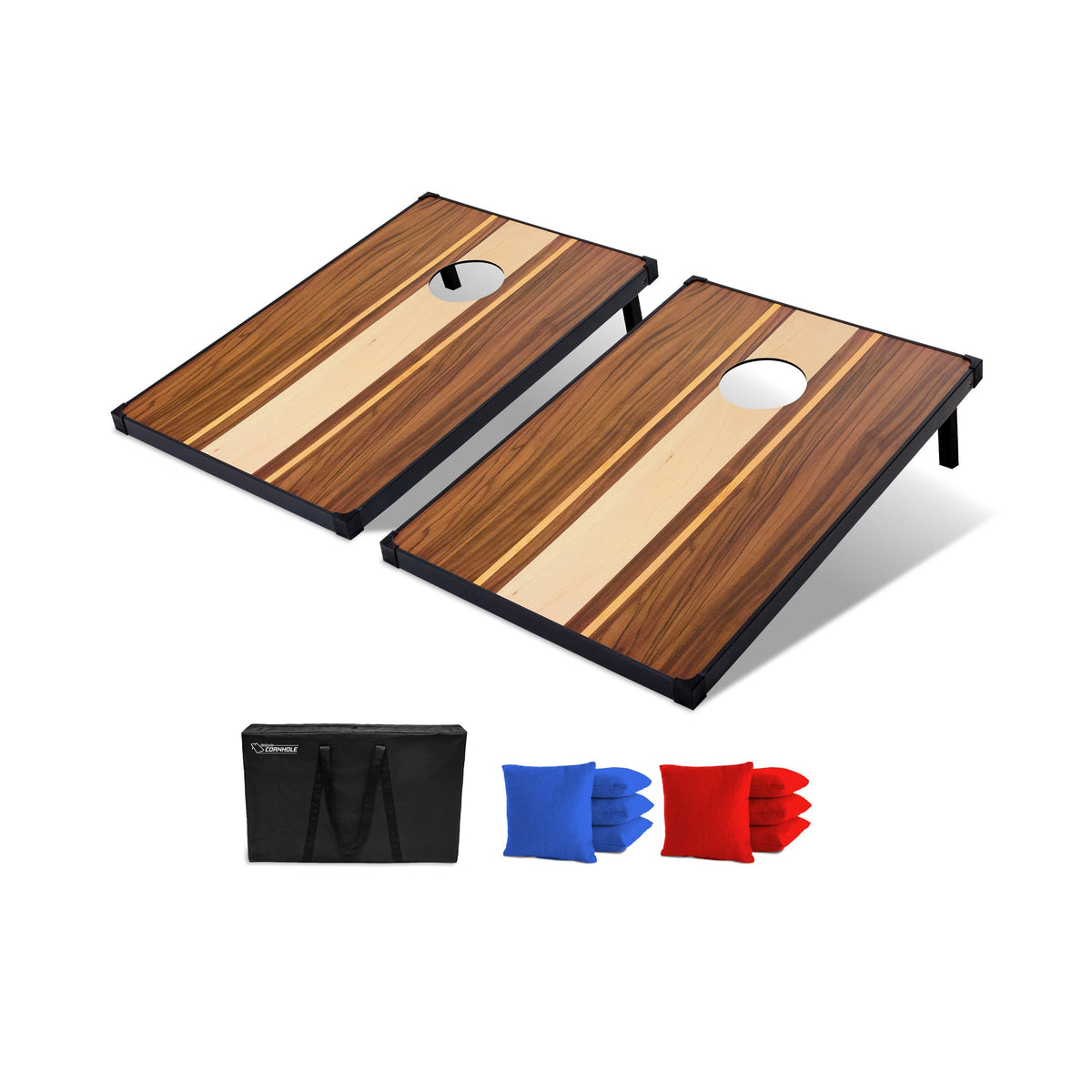 3' x 2' Portable Cornhole Set Cornhole GoSports Cornhole Walnut 