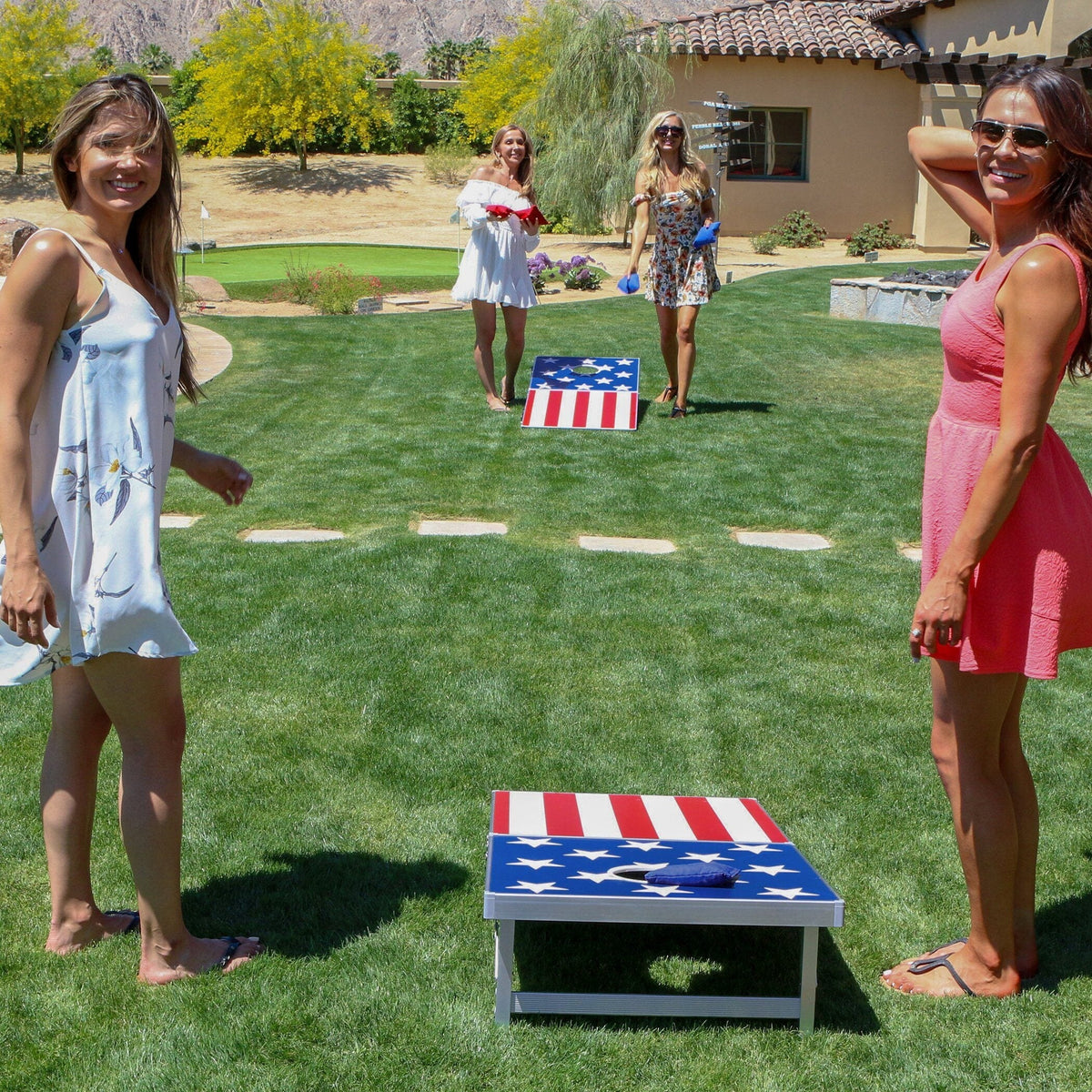 4' x 2' Aluminum Frame Cornhole Game Set Cornhole GoSports Cornhole 