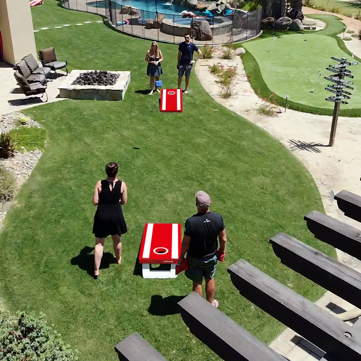 4' x 2' All Weather Commercial Grade Cornhole Set Cornhole GoSports Cornhole 