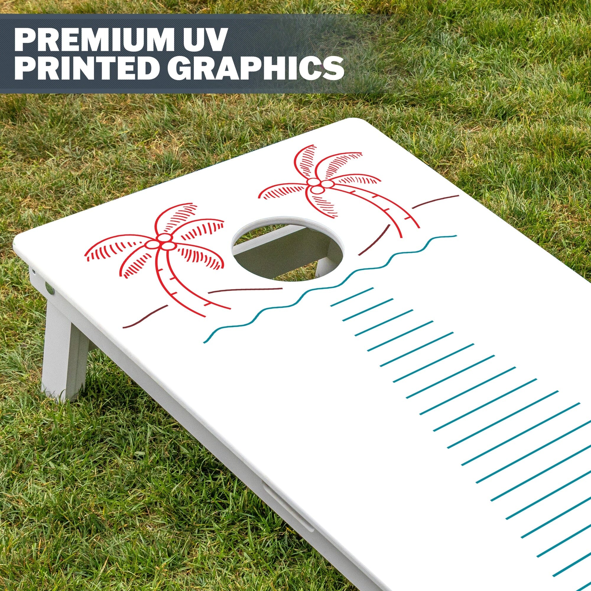 GoSports 4 x 2 ft Resort Collection All Weather Cornhole Board Set PlayGoSports.com 