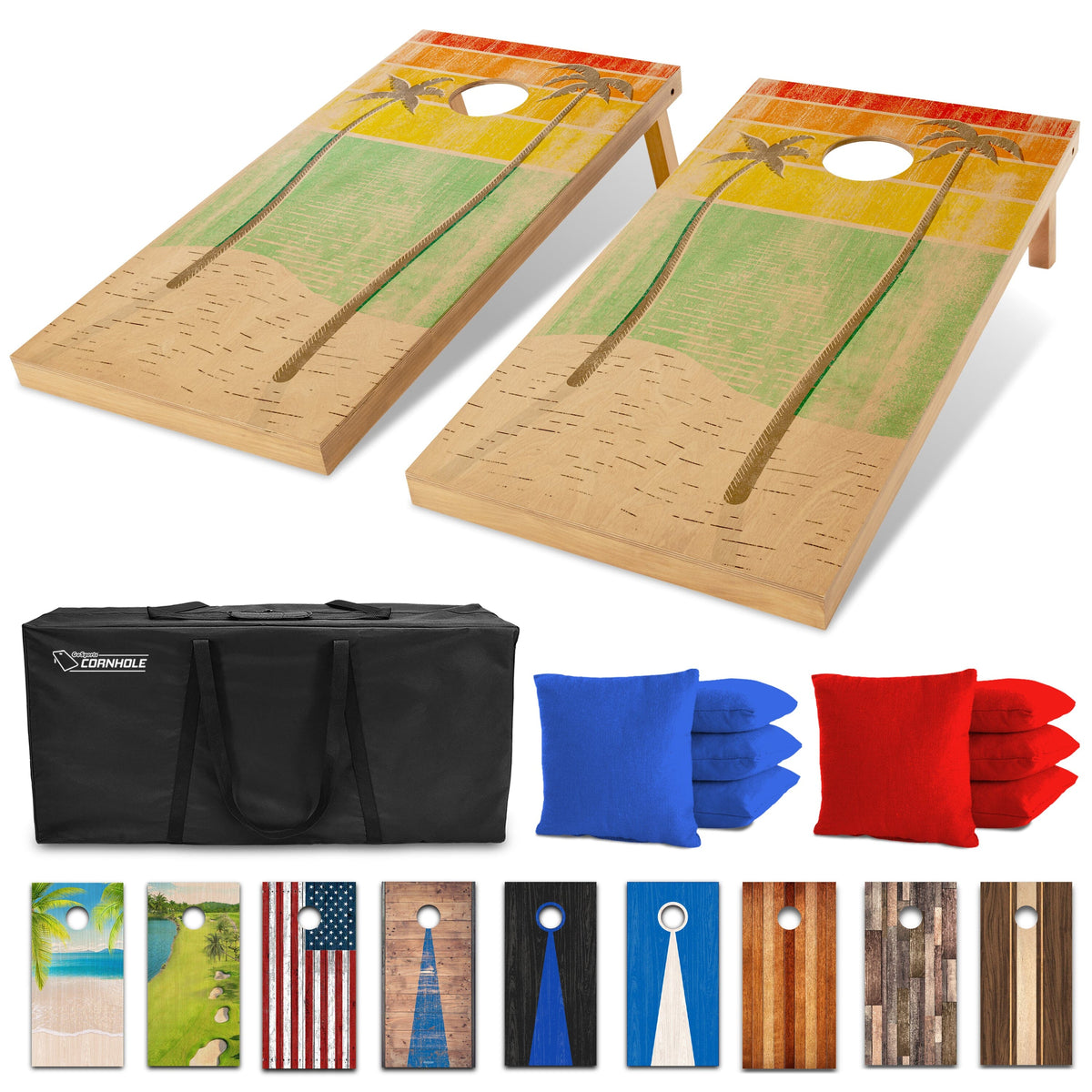 4' x 2' Wood Design Cornhole Set - alternate view 43
