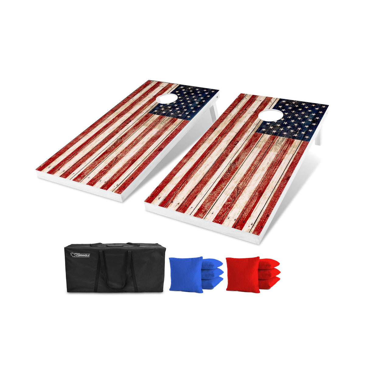 4' x 2' Wood Design Cornhole Set Cornhole GoSports Cornhole Rustic American 