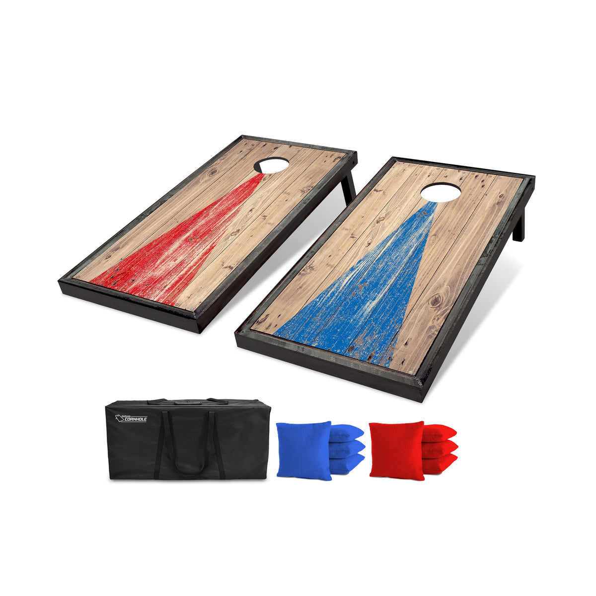 4' x 2' Wood Design Cornhole Set Cornhole GoSports Cornhole Woodsteel 