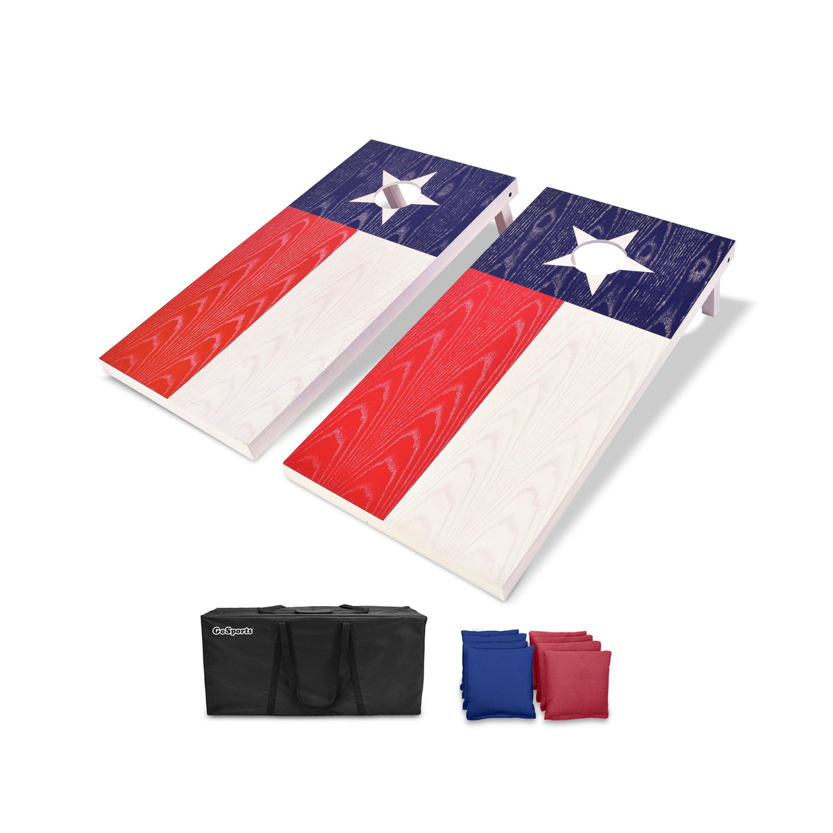 Texas flag solid wood cornhole