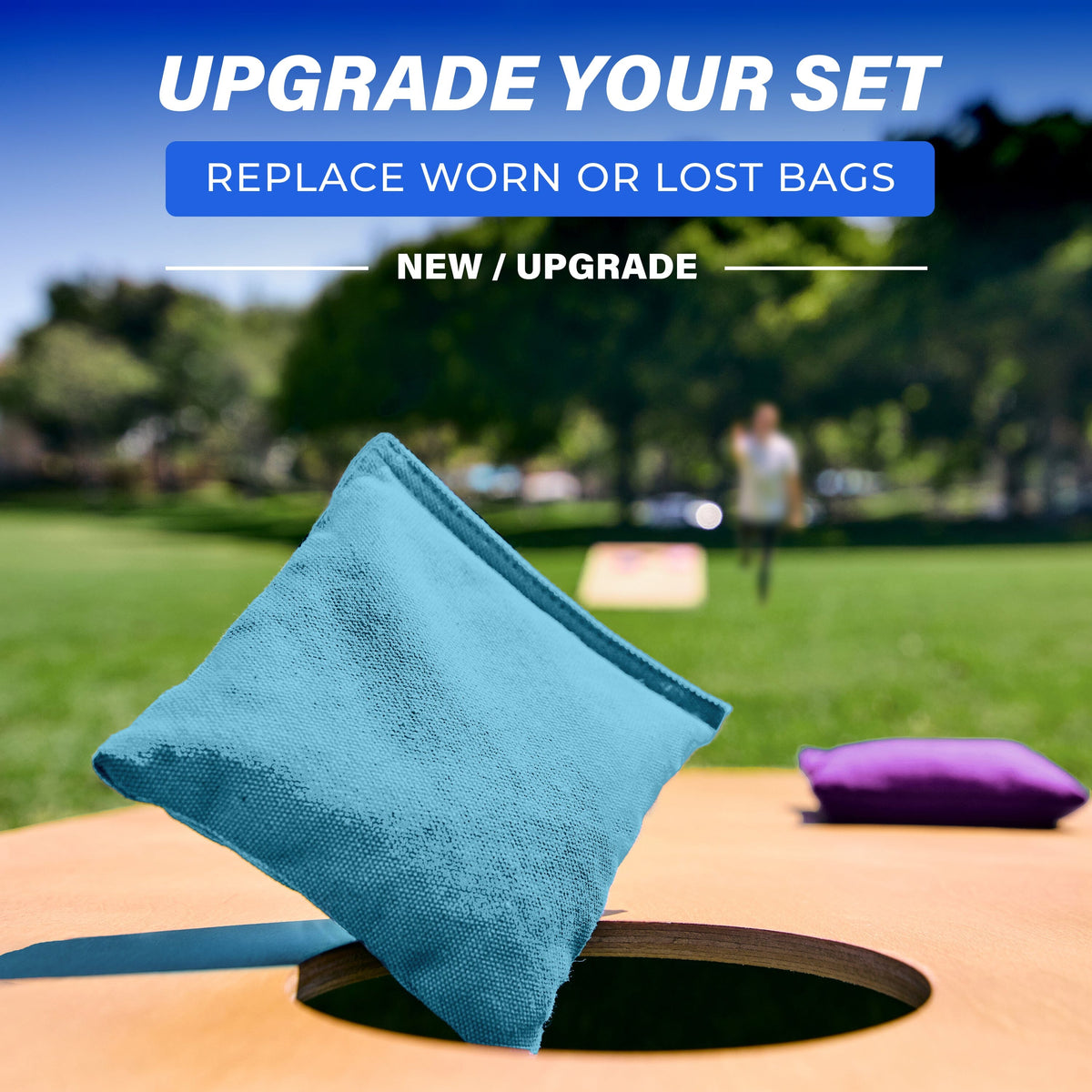 Premium Cornhole Bean Bags, 4 pack Cornhole GoSports Cornhole 