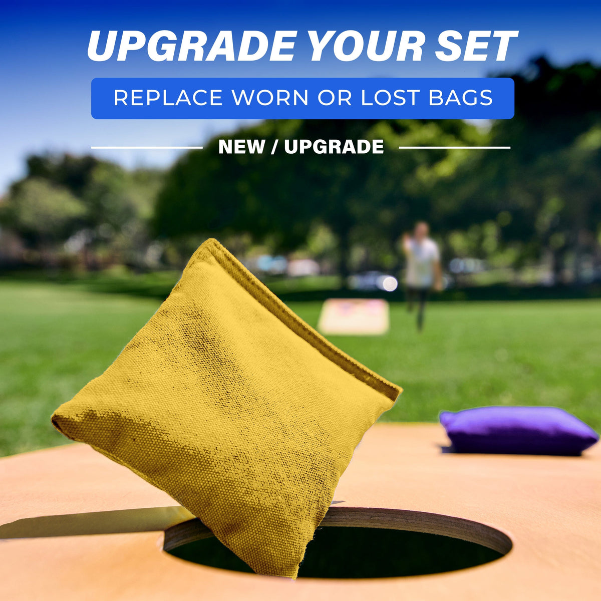 Premium Cornhole Bean Bags, 4 pack Cornhole GoSports Cornhole 