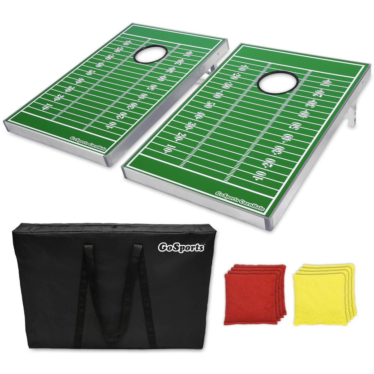3' x 2' Aluminum Frame Cornhole Game Set Cornhole GoSports Cornhole Football 