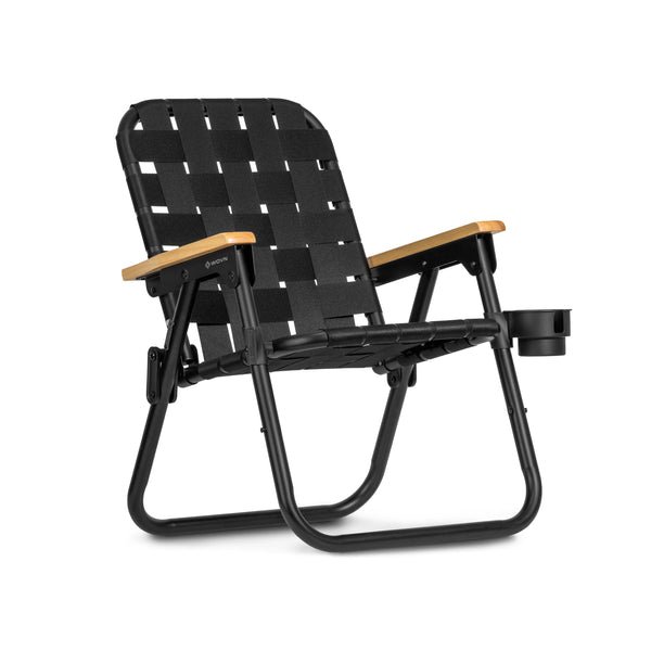 High Seat Beach Chair in Black