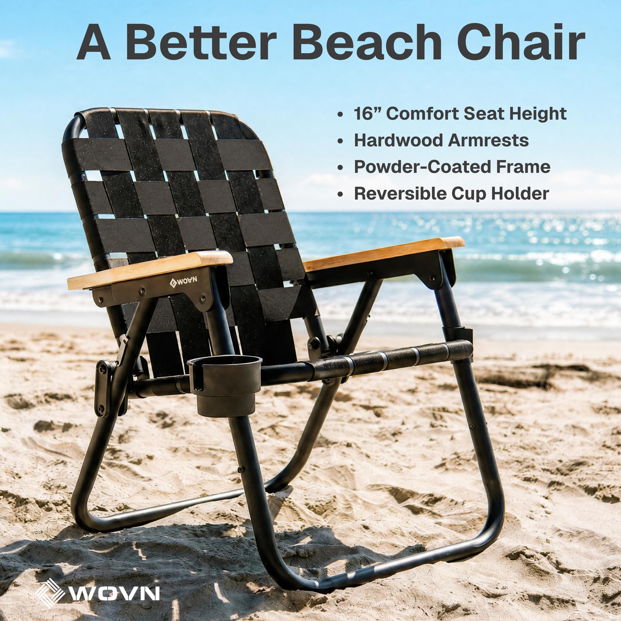 GoSports WOVN Beach Backpack Chair - 9 Styles Available - Premium Folding Camping Chair GoSports 