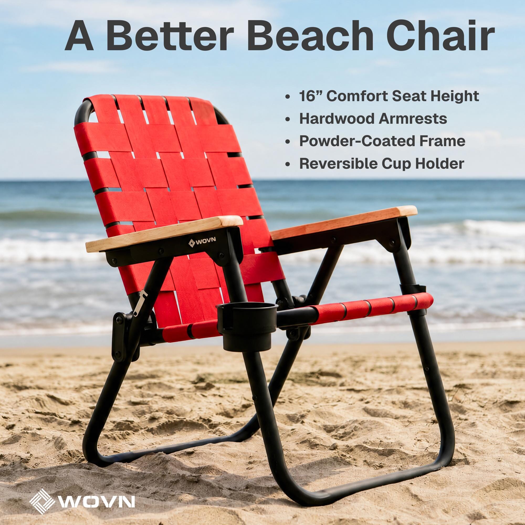 GoSports WOVN Beach Backpack Chair - 9 Styles Available - Premium Folding Camping Chair GoSports 