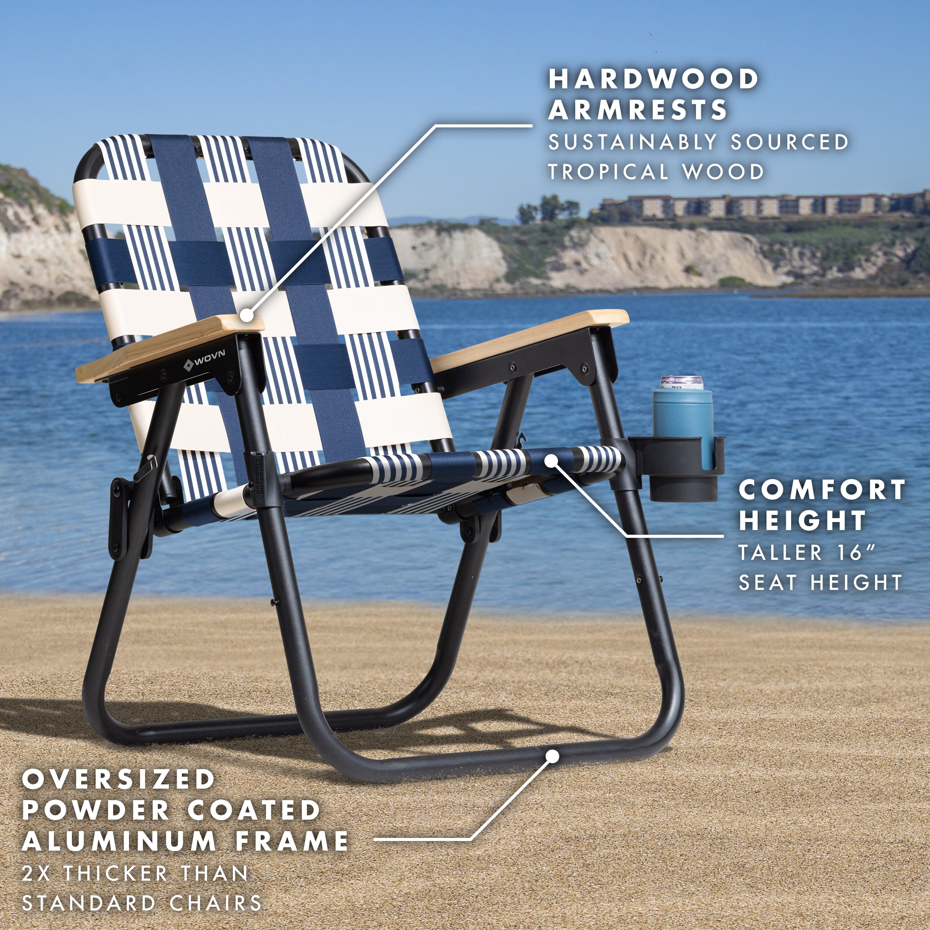 GoSports WOVN Beach Backpack Chair - 9 Styles Available - Premium Folding Camping Chair GoSports 