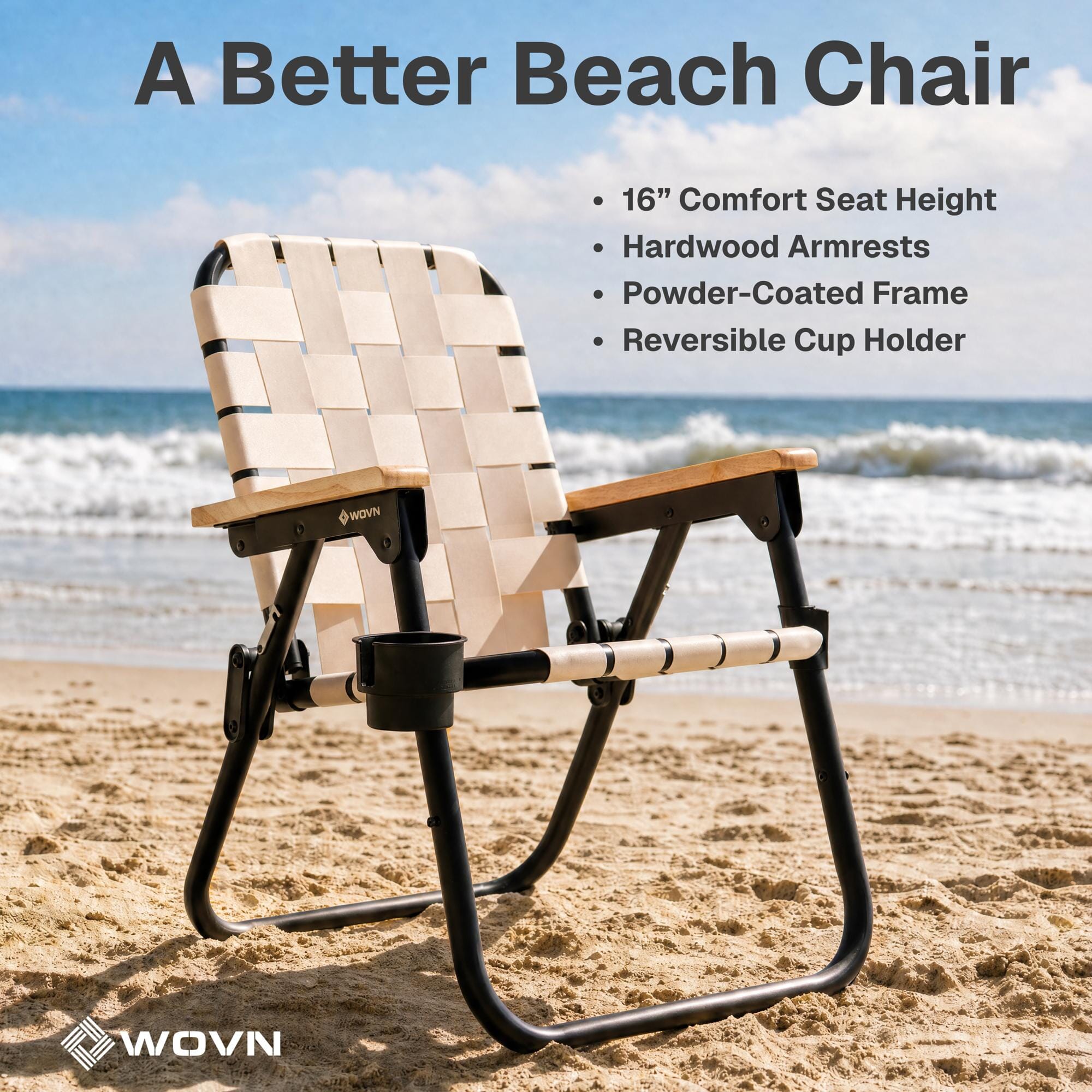 GoSports WOVN Beach Backpack Chair - 9 Styles Available - Premium Folding Camping Chair GoSports 