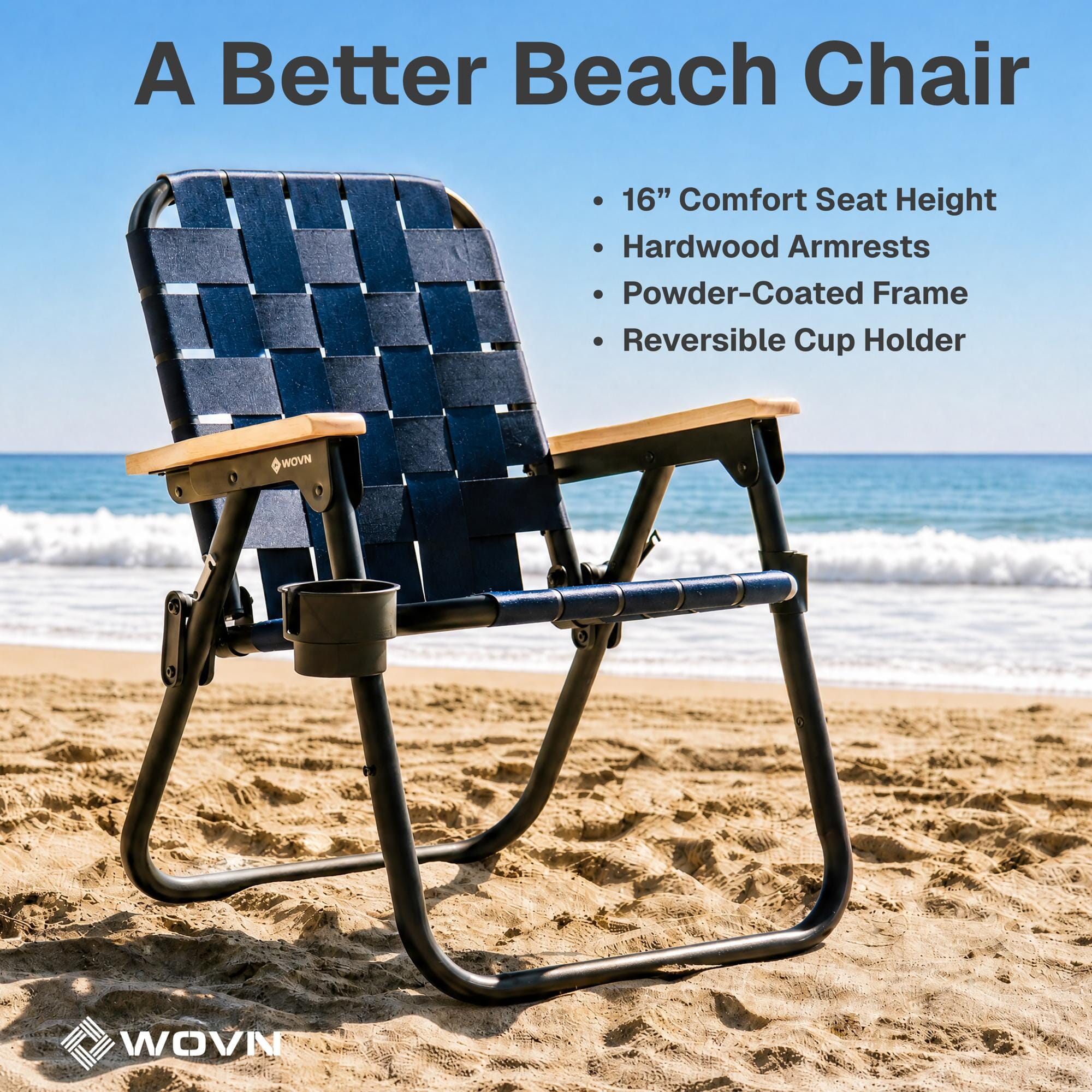 GoSports WOVN Beach Backpack Chair - 9 Styles Available - Premium Folding Camping Chair GoSports 