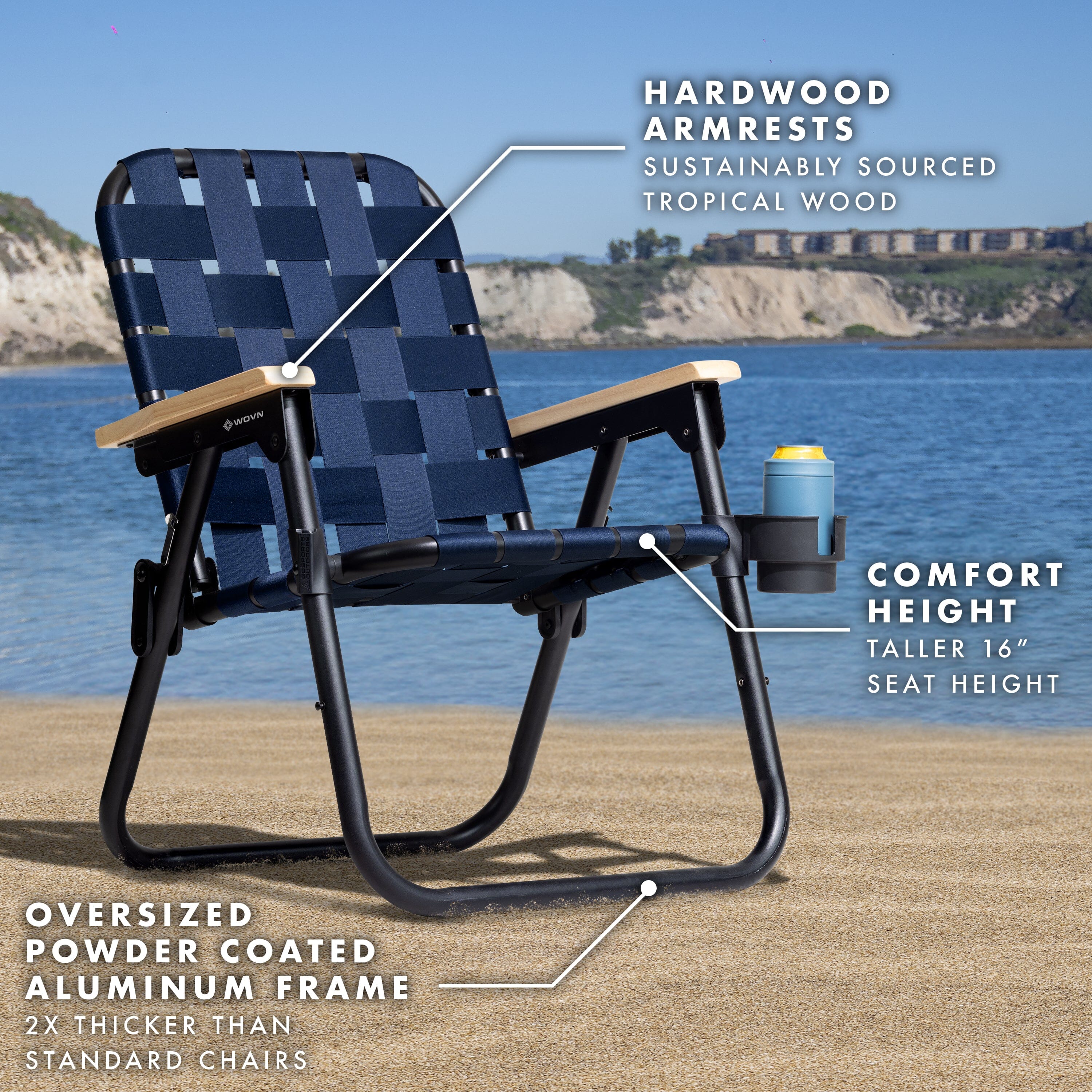 GoSports WOVN Beach Backpack Chair - 9 Styles Available - Premium Folding Camping Chair GoSports 