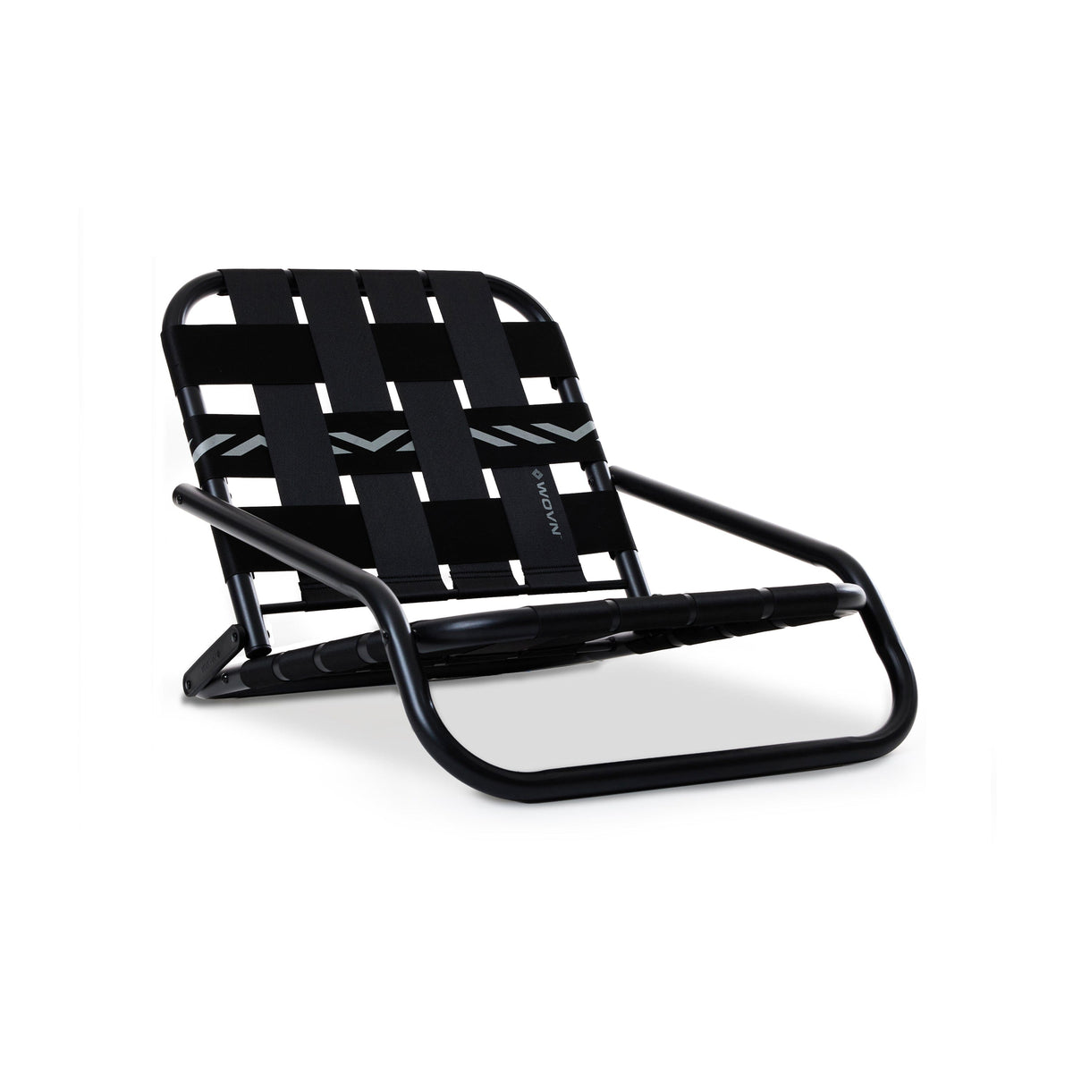 Low Profile Beach Chair WOVN Black 