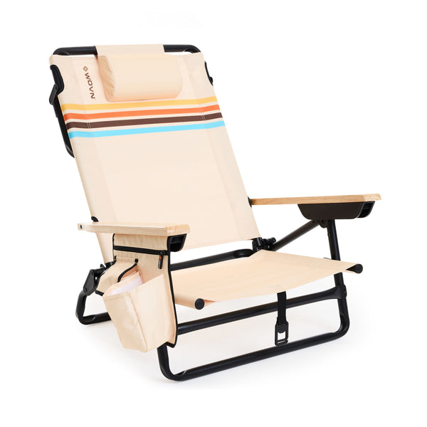 Reclining Beach Chair in Drifter