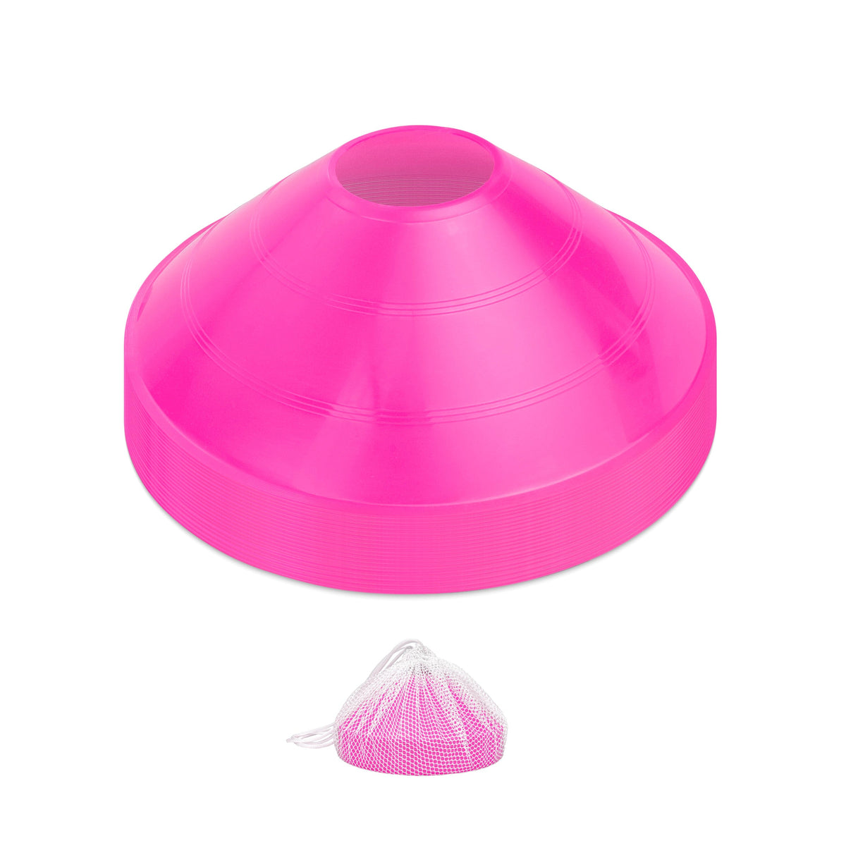 Sports Training Cones with Tote, 20-pk Cones GoSports Training Pink 