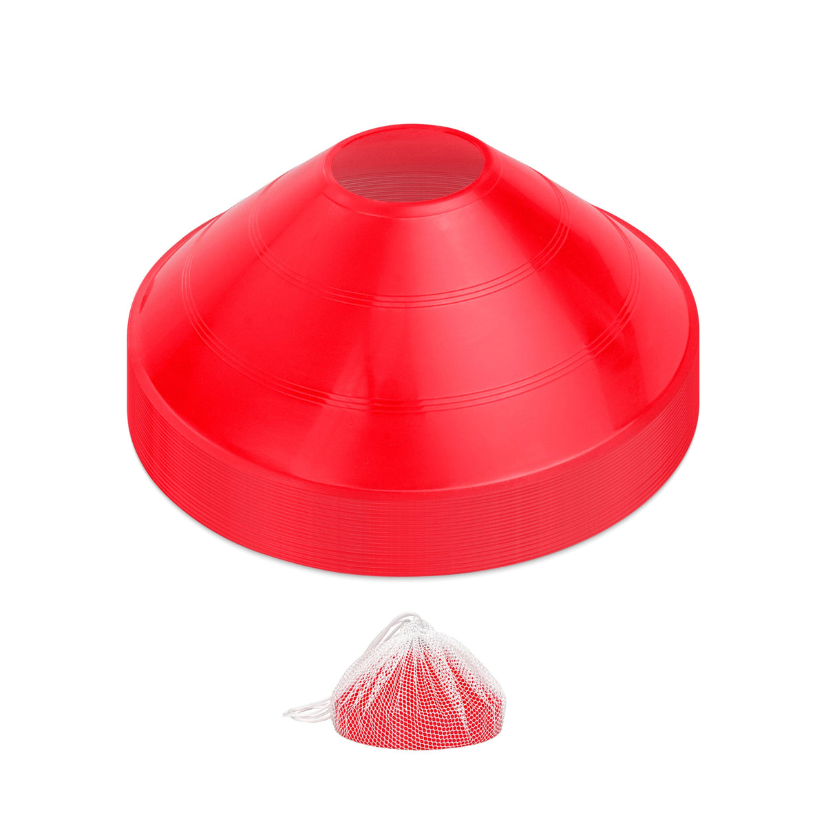 Sports Training Cones with Tote, 20-pk Cones GoSports Training Red 