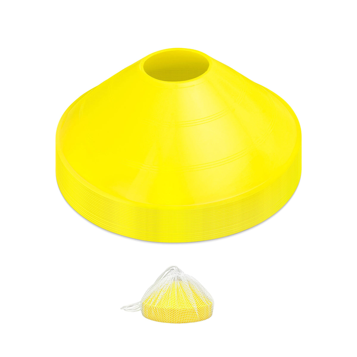 Sports Training Cones with Tote, 20-pk Cones GoSports Training Yellow 
