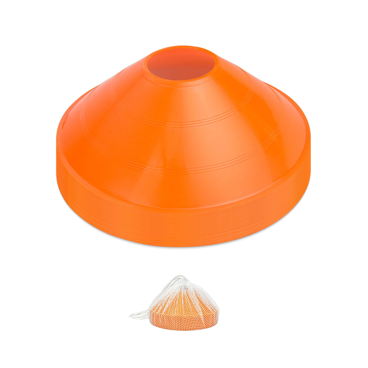 Sports Training Cones with Tote, 20-pk Cones GoSports Training Orange 