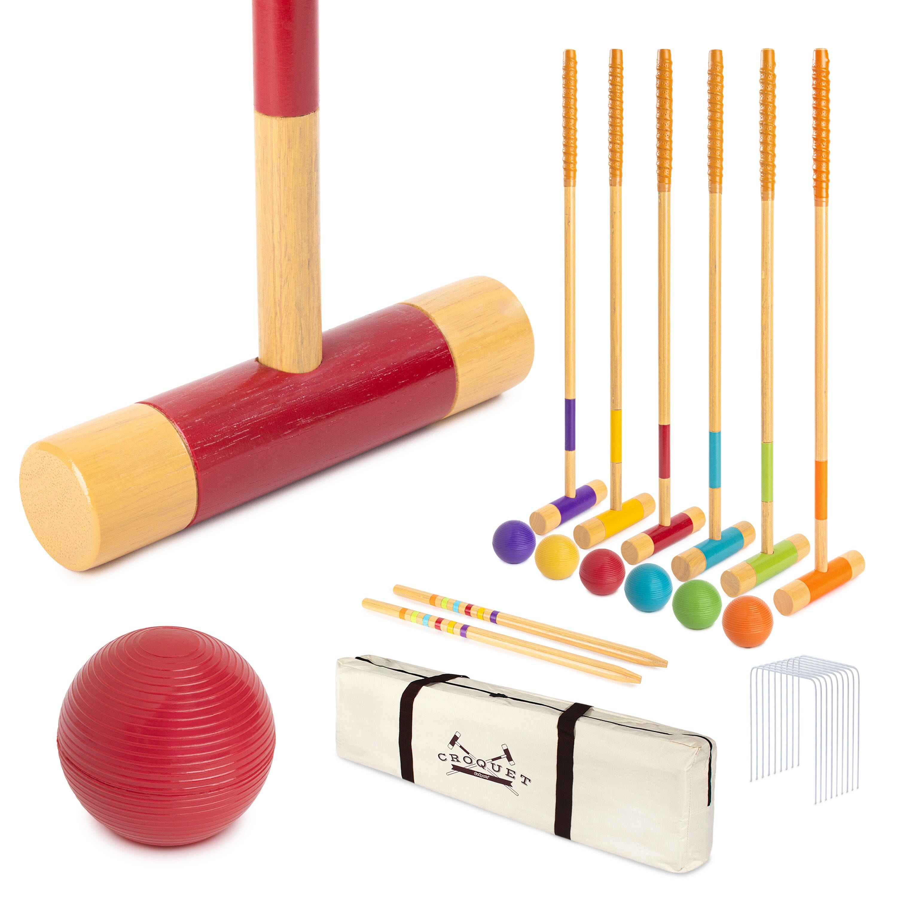 Premium Croquet Lawn Game Set Croquet GoSports Outdoor Games 