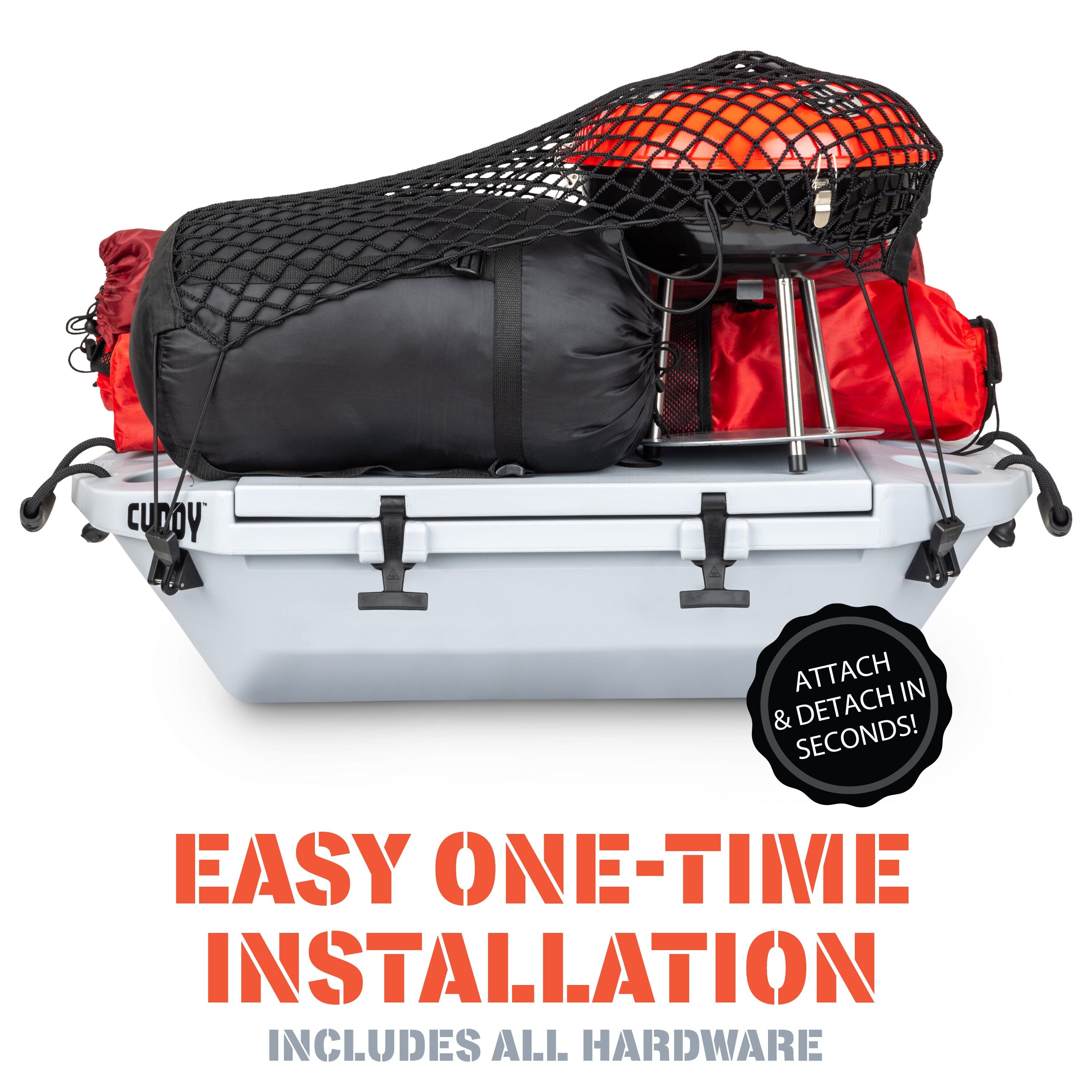 CUDDY Cargo Net Kit - Attachable Net for CUDDY Coolers GoSports 