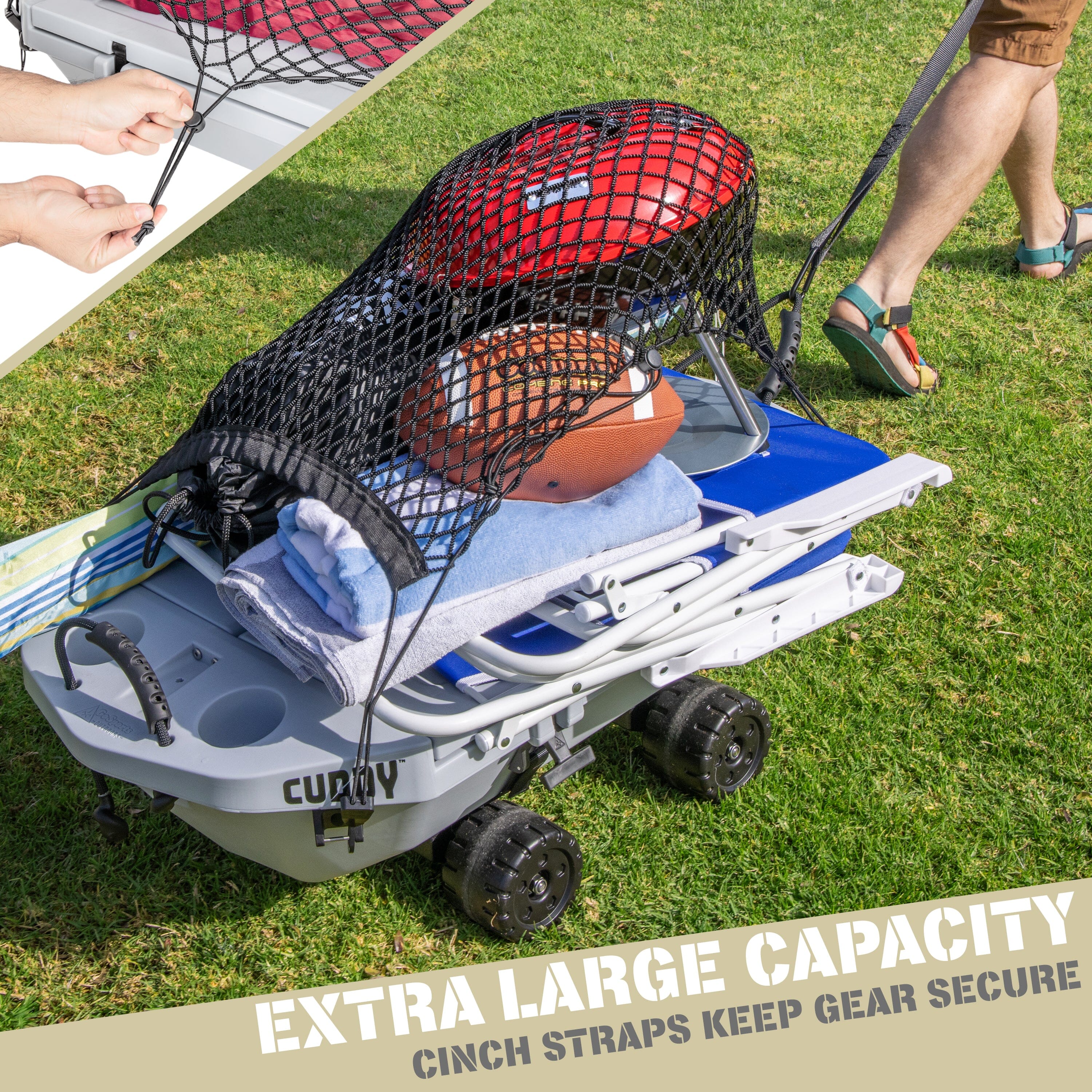 CUDDY Cargo Net Kit - Attachable Net for CUDDY Coolers GoSports 